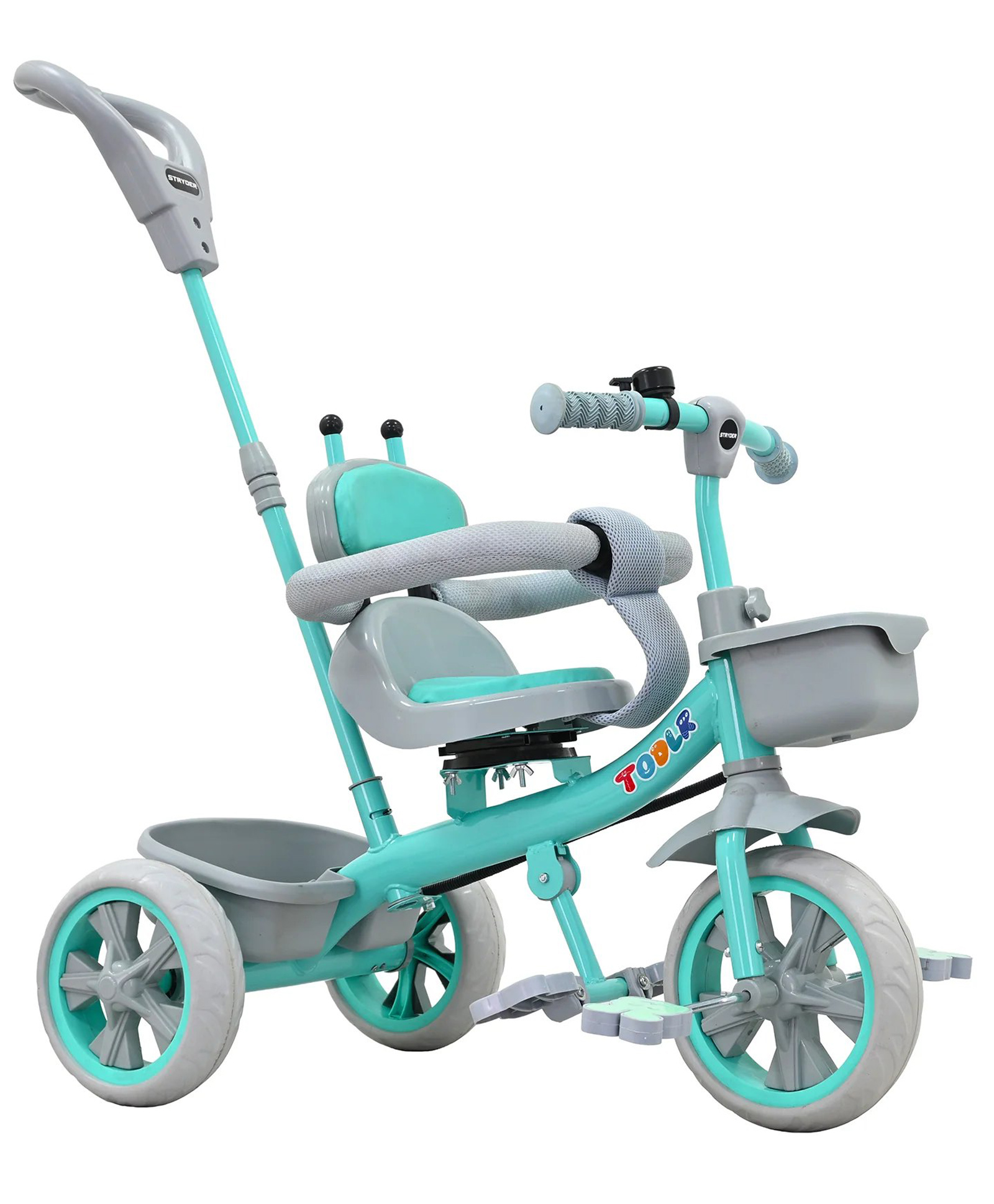 Stryder Tricycle with Harness & Cushioned Seat Sky blue-image-46
