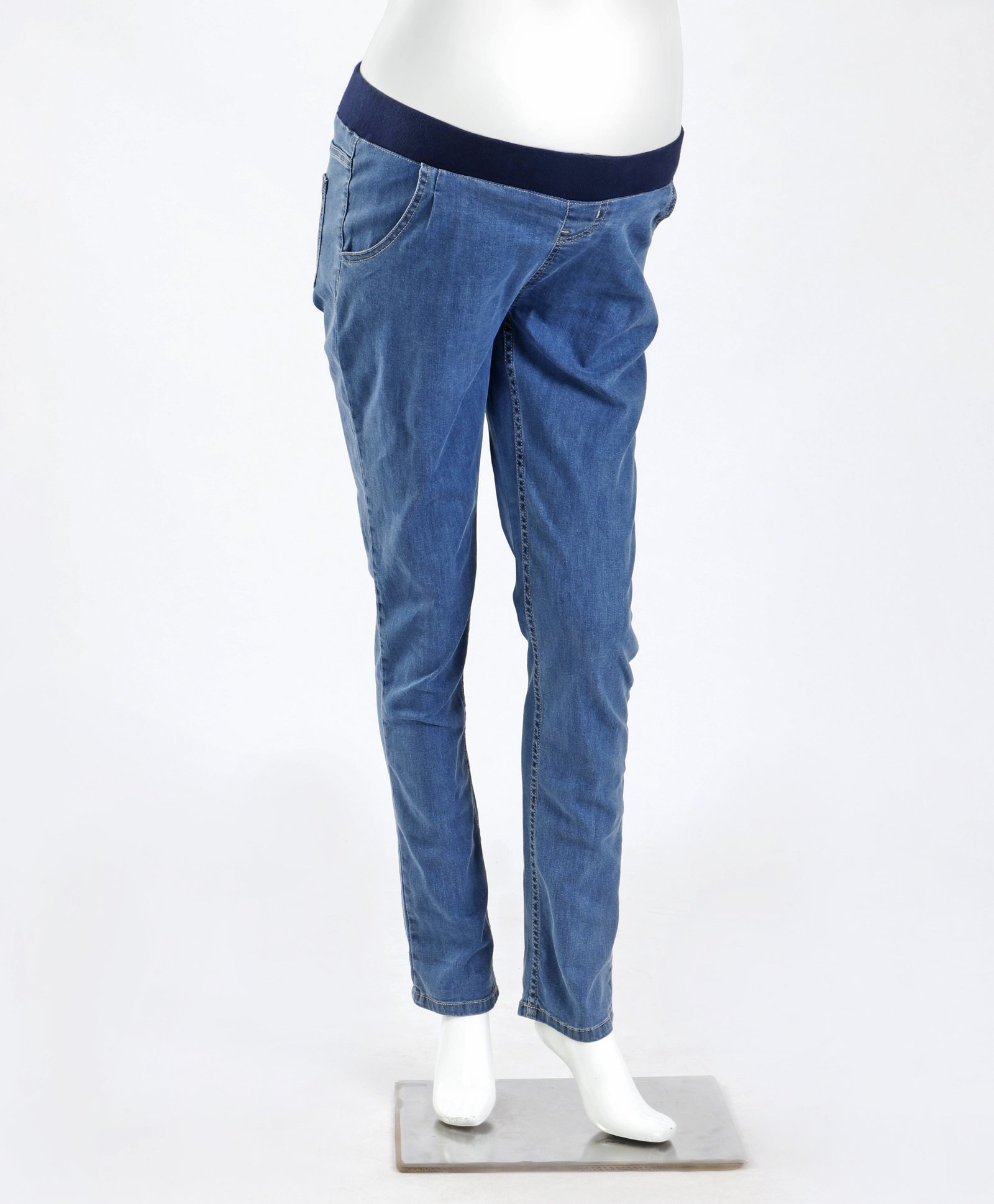 Kriti Underbelly Maternity Denim Jeans - Blue-picture-12