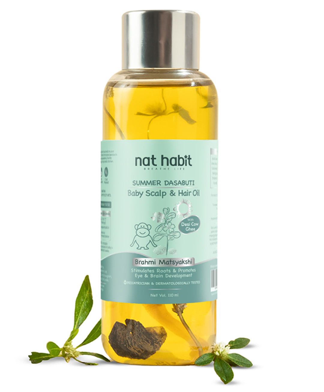 nat habit baby Nat Habit Ayurvedic Baby Scalp & Hair Oil - 110 ml-picture-16