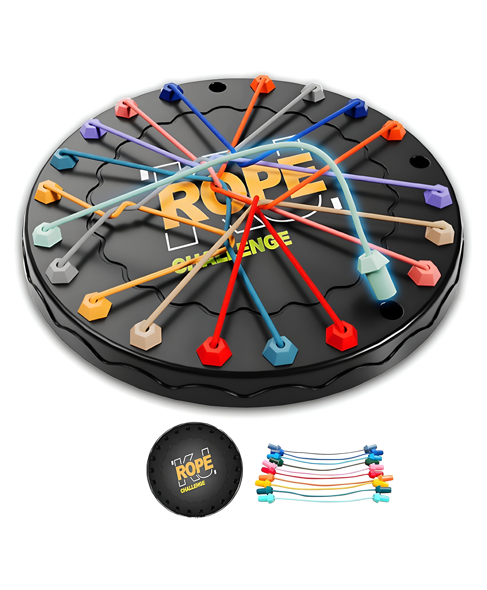 NEGOCIO Interactive Rope Puzzles, Fun Brain Teasers for the Whole Family, Logic Puzzles, Game for Kids- PACK OF 1- COLOR MAY VARY-image-31