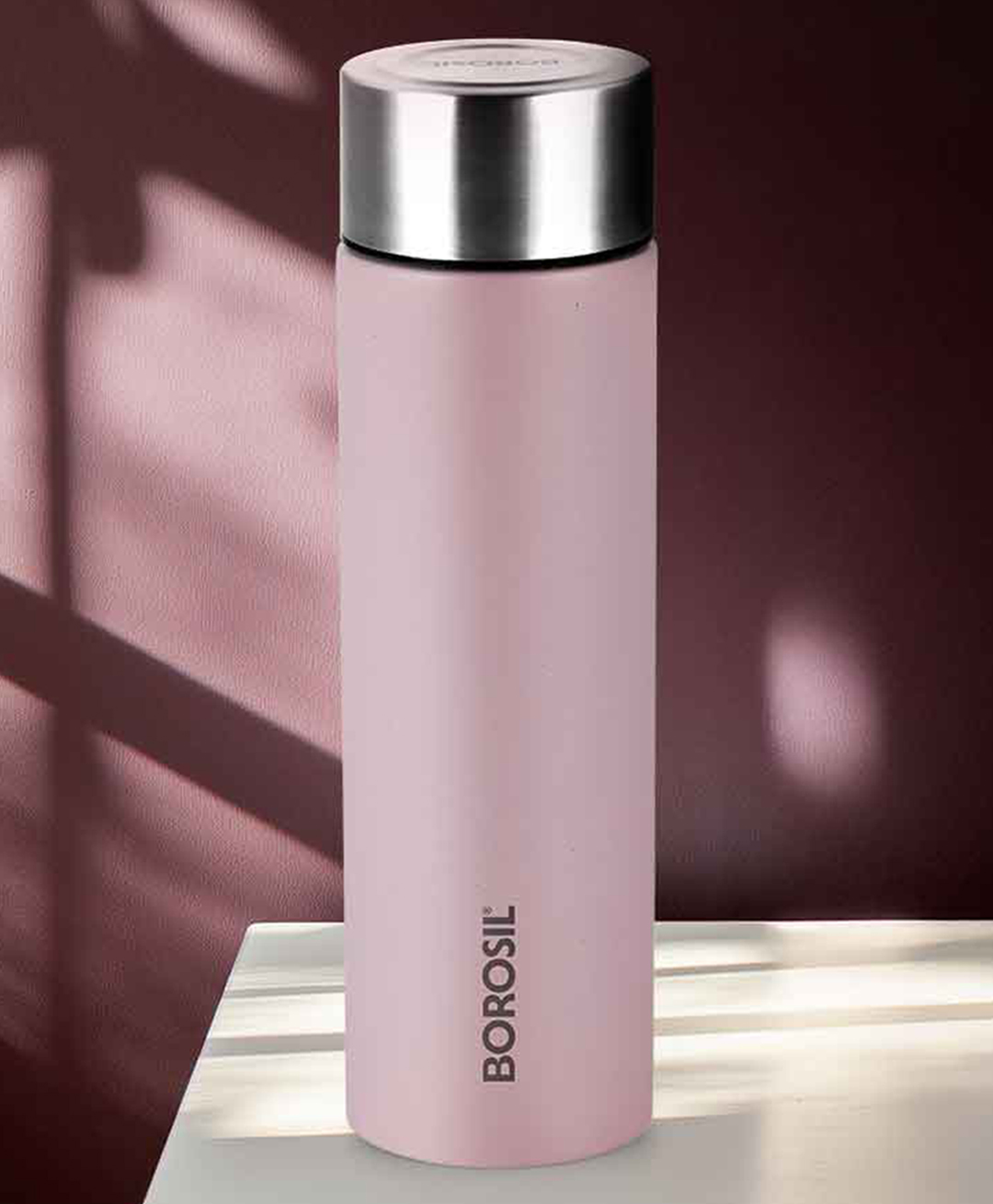 Borosil Coolsip Stainless Steel Single Wall Water Bottle for Office School College & Gym 1 Year Warranty Lavender - 1000 ml-picture-16