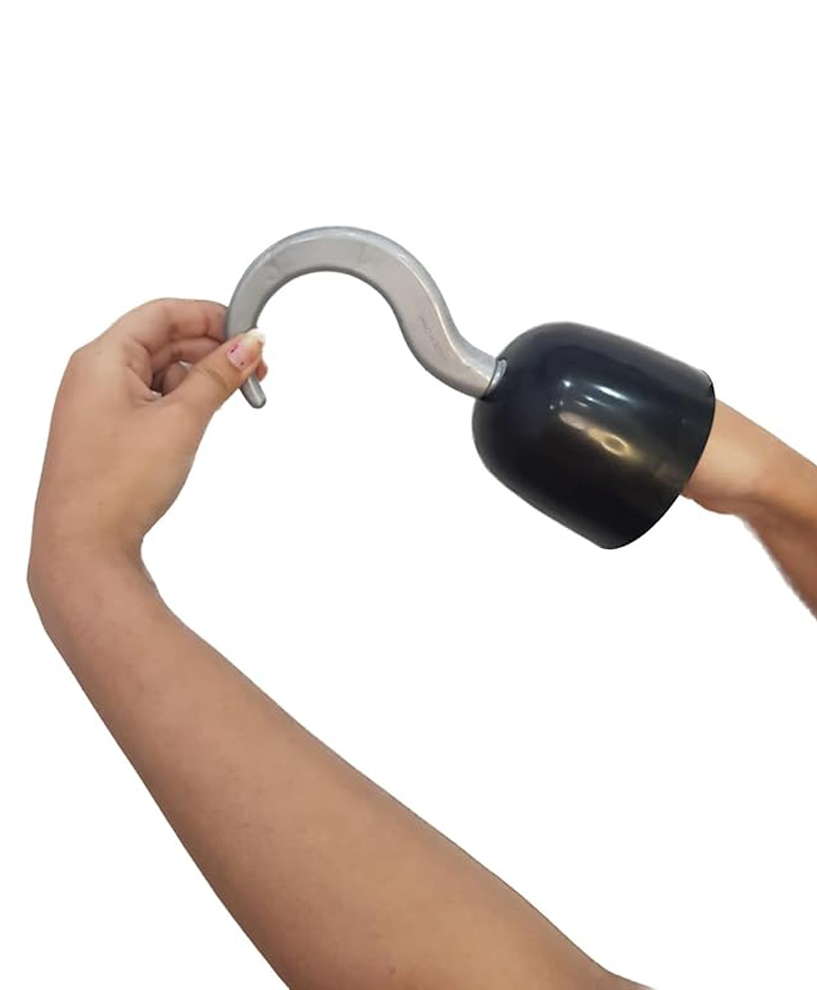 BookMyCostume Captain Hook Costume Accessory - Black & Silver-picture-11