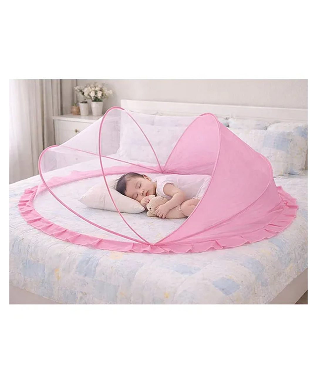 Totilo Baby Mosquito Net Large- Pink-image-17