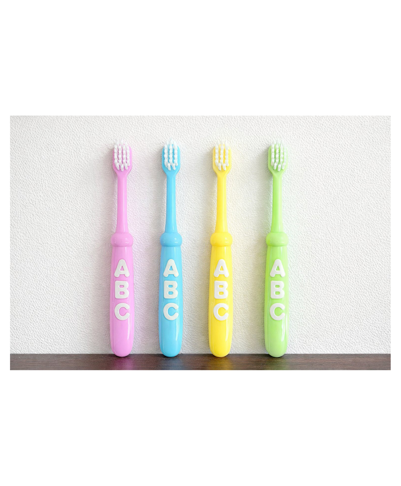 Totilo Cute Handle Soft Bristle With Tongue Scrapper Kids Toothbrush - Pink, Blue, Yellow & Green (Pack of 4)-image-32