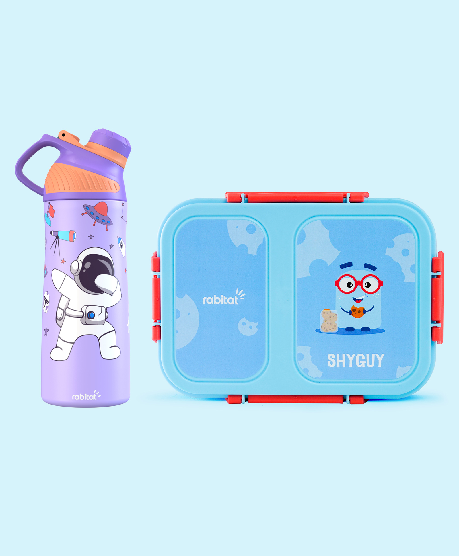 Rabitat Yum & Sip Combo Yumzee Plus Zylo - Light Blue & Purple-image-48