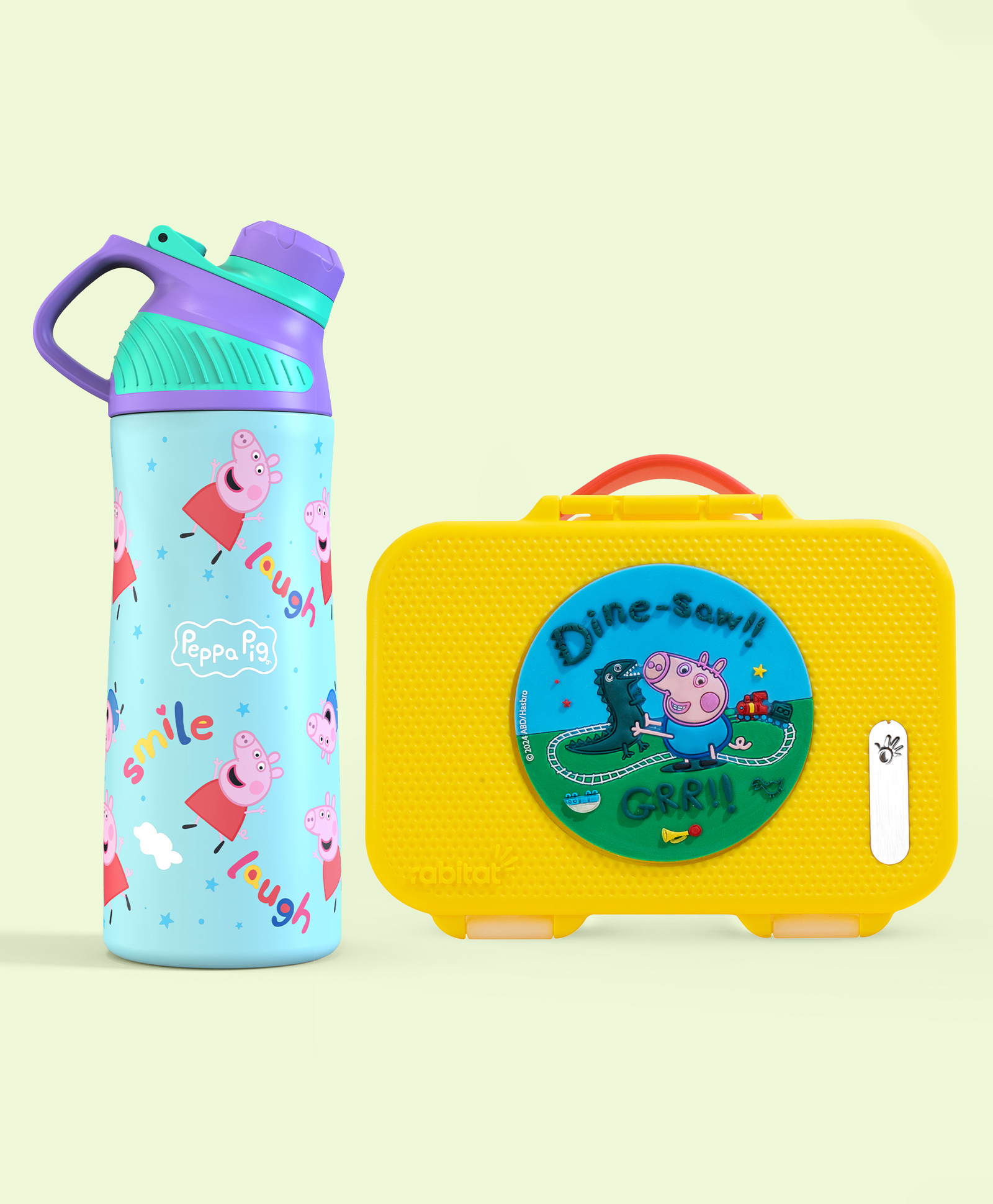 Rabitat Delight Duo Peppa Pig Edition - Zylo (Giggle) + Munchbee (Best Buddy)-image-45