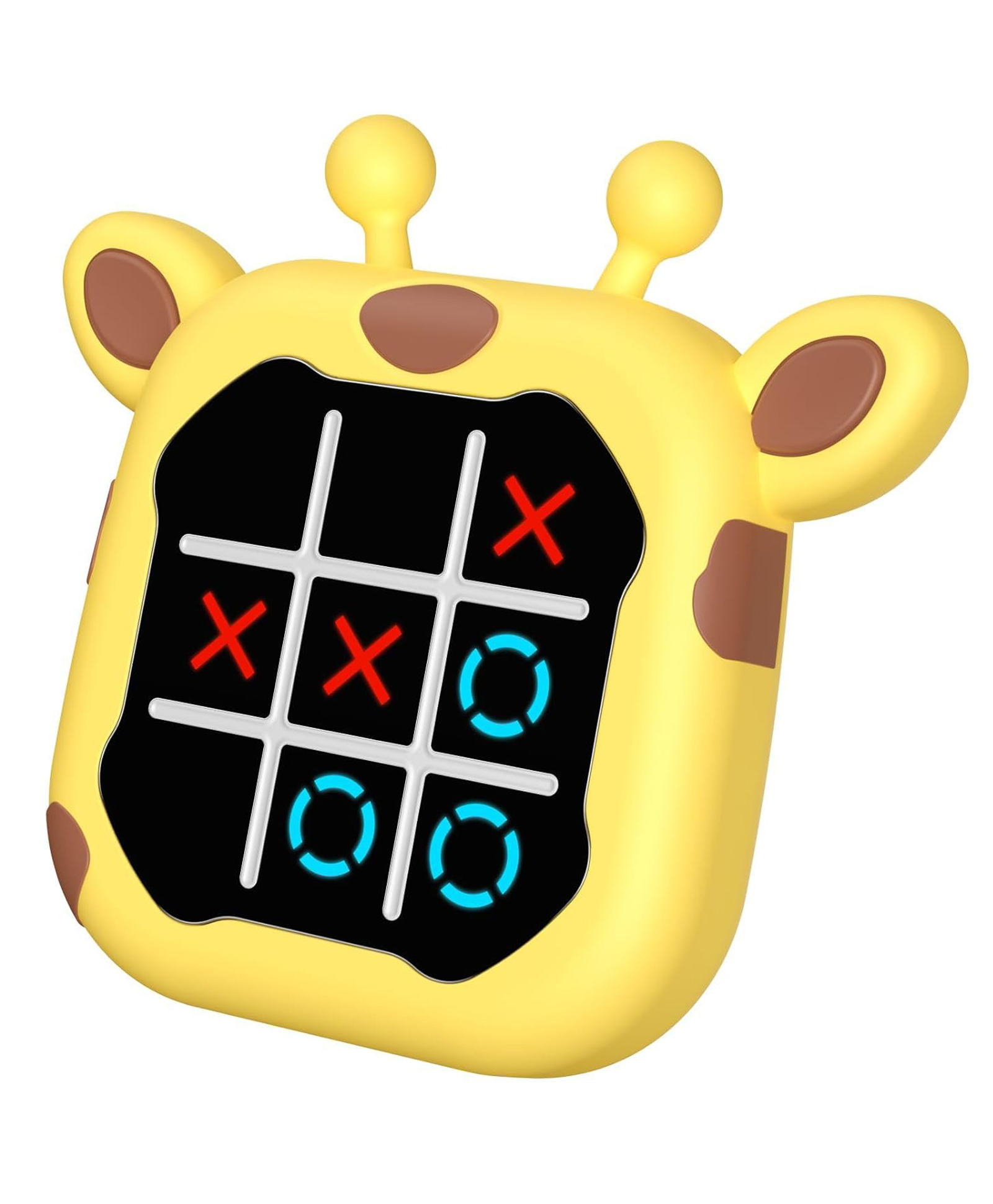AKN TOYS Tic Tac Toe Game, Animal-Themed 3-in-1 Handheld Puzzle Game Console, Board Games for Kids and Adults, Portable Travel Games ( PACK OF 1- COLOR MAY VARY )-picture-10