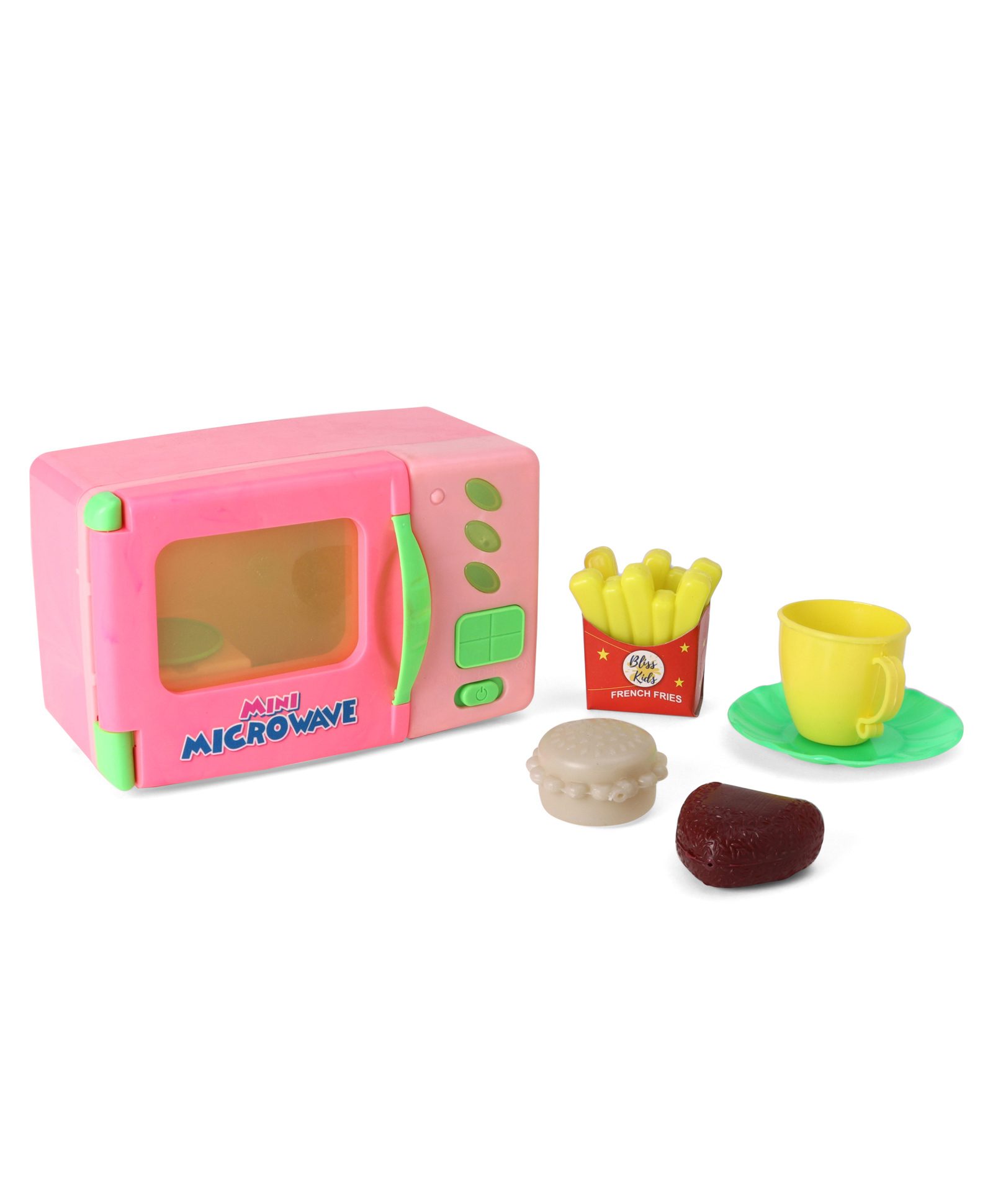 Mamma Mia Mini Microwave Role Play Toy - Multicolour