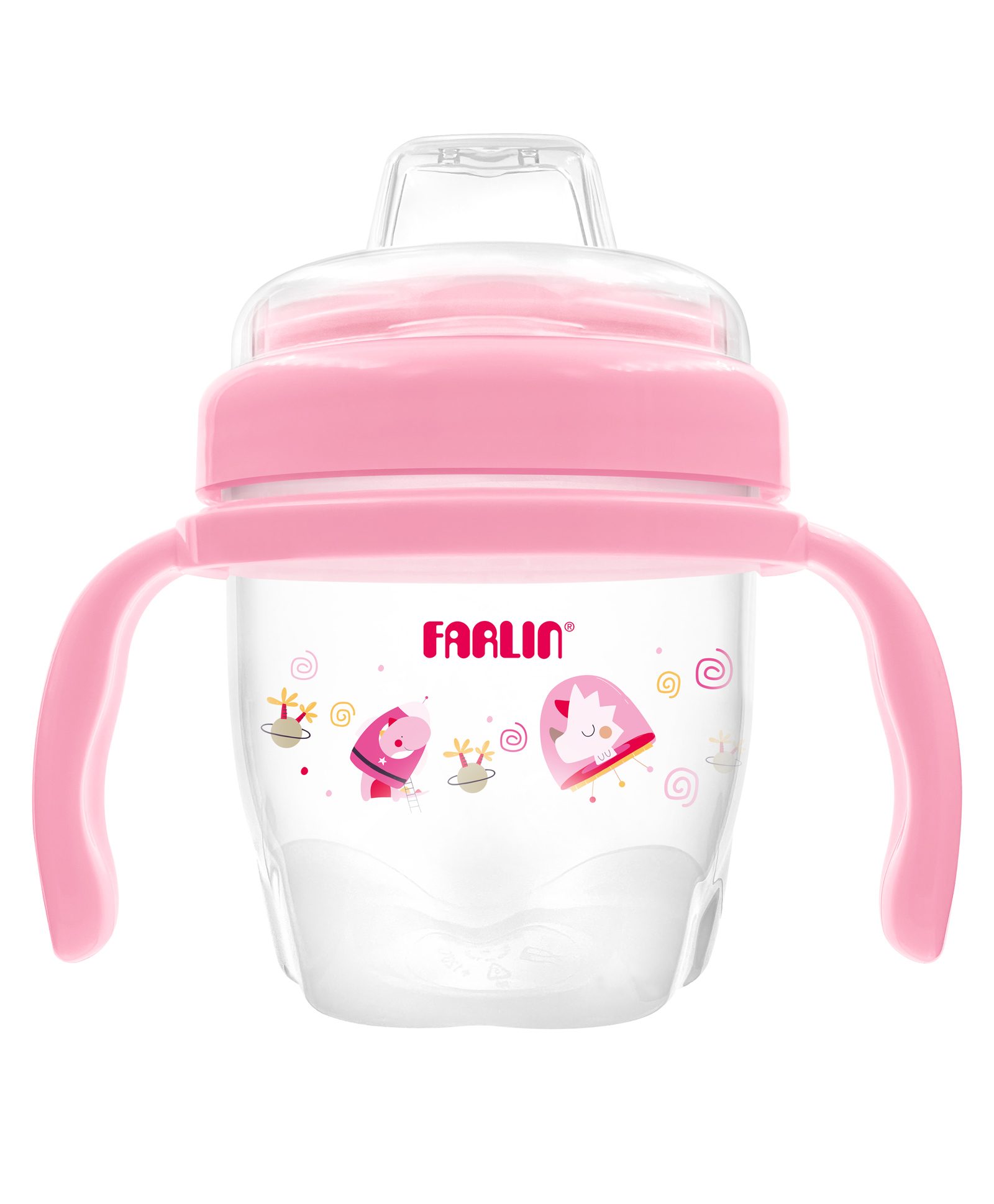 Farlin AET-010-C Gulu Spout Learner Cup 120mL, BPA Free, Anti Colic Spill Proof Sippy Cup with Soft Silicone, Spout Easy Grip Handles Easy to Clean Durable Transition Training Cup for Babies 9m+-picture-15