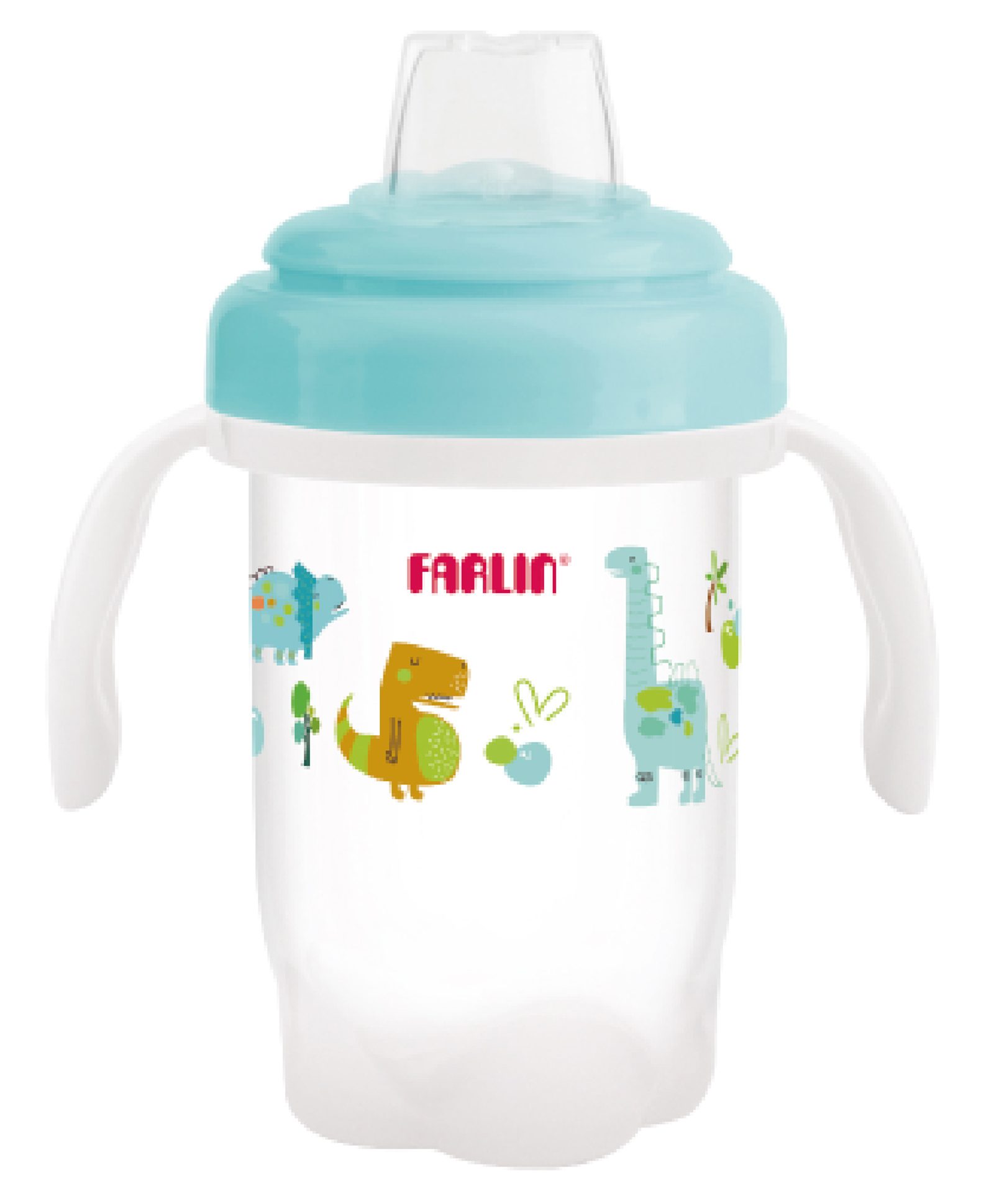 Farlin AET-012-B Gulu Spout Learner Cup 240mL, BPA Free, Anti Colic Spill Proof Sippy Cup with Soft Silicone, Spout Easy Grip Handles Easy to Clean Durable Transition Training Cup for Babies 4M+ Blue-picture-18