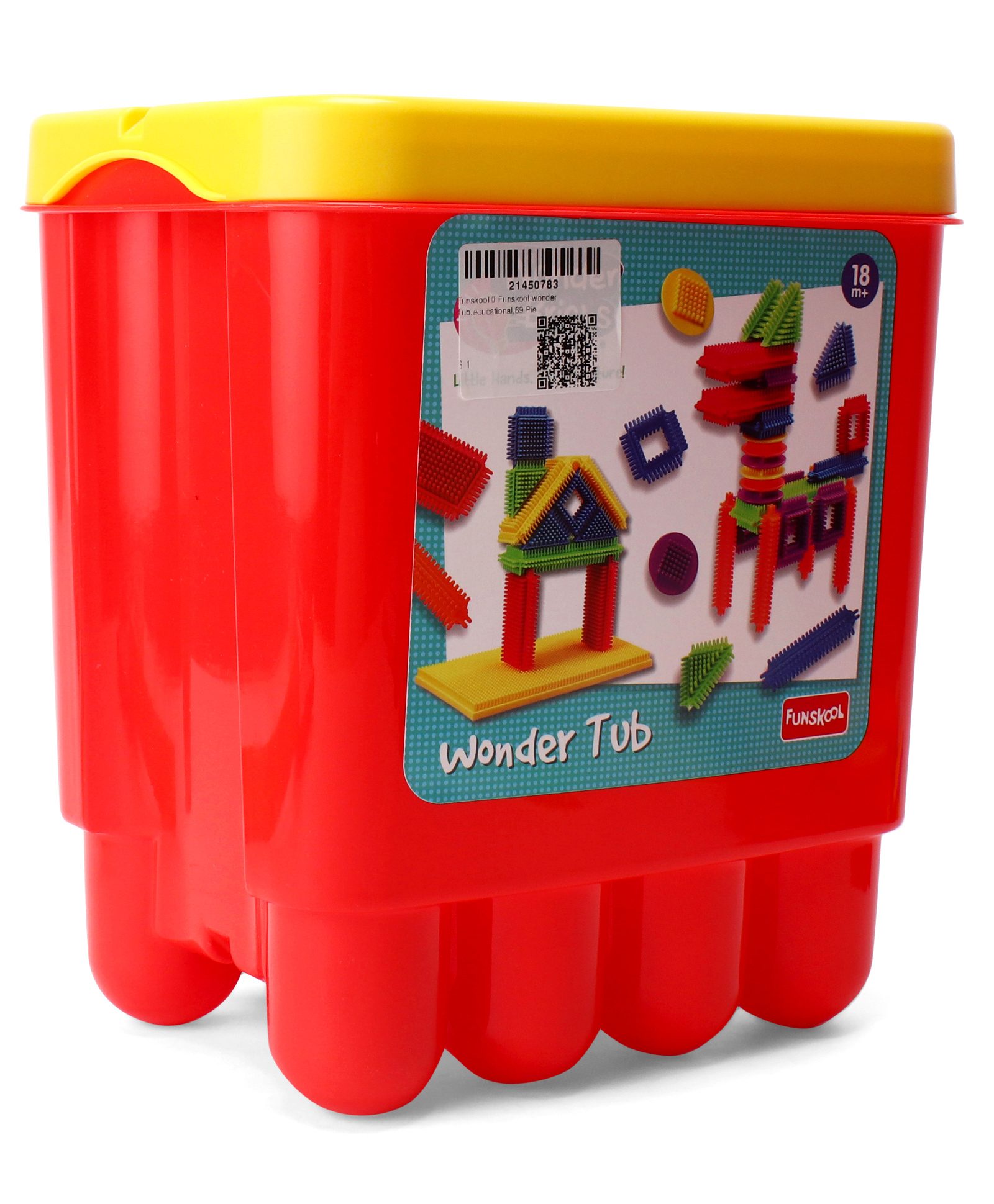 funskool Funskool-Wonder Tub Educational 69 Pieces Construction Toy - Multicolor-picture-37