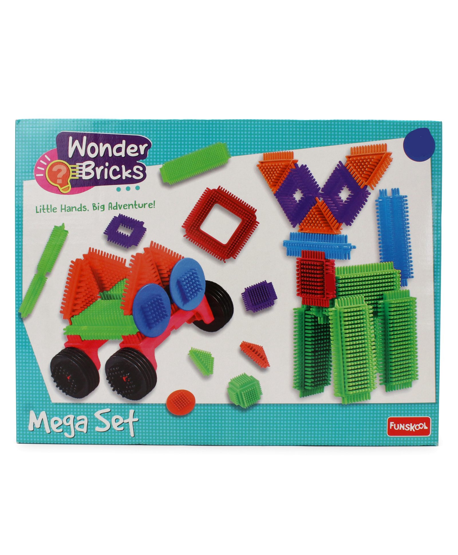 funskool Funskool-Mega Set Educational 84 Pieces Inches Construction - Multicolor-picture-40