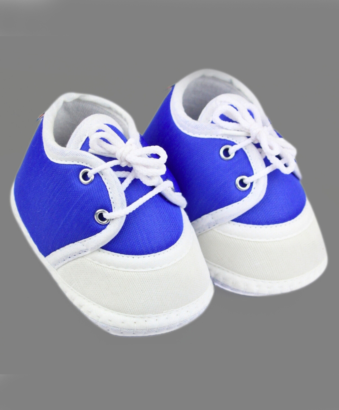 Neska Moda Colour Blocked Lace Up Booties - Blue-image-20
