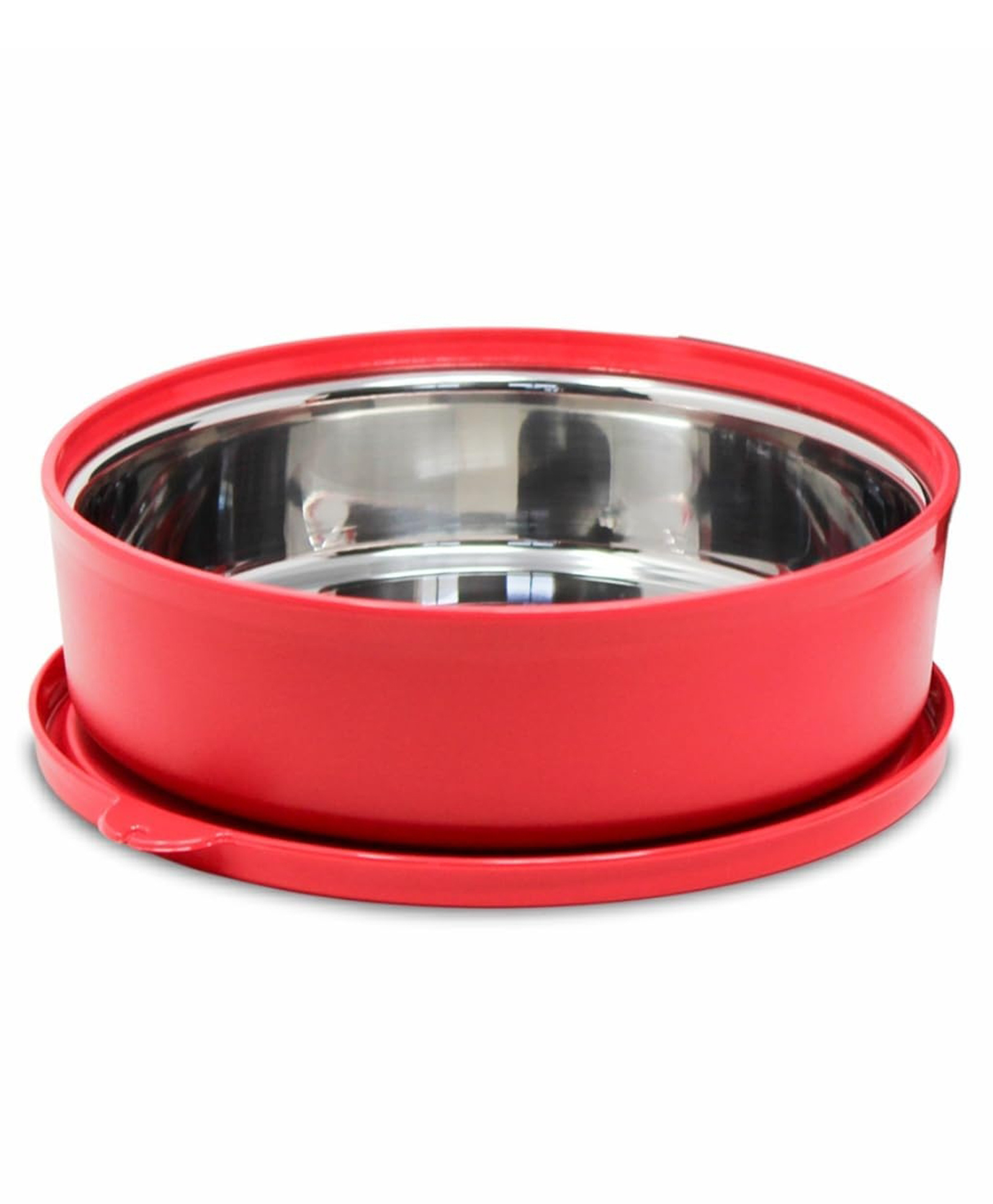 Signoraware Monarch Stainless Steel Big Storage Container | Airtight & Leakproof | Microwave Safe | Preserves Freshness & Aroma | Best for School, Office, Picnics & Outdoor Activities (800ml | Red)-image-13