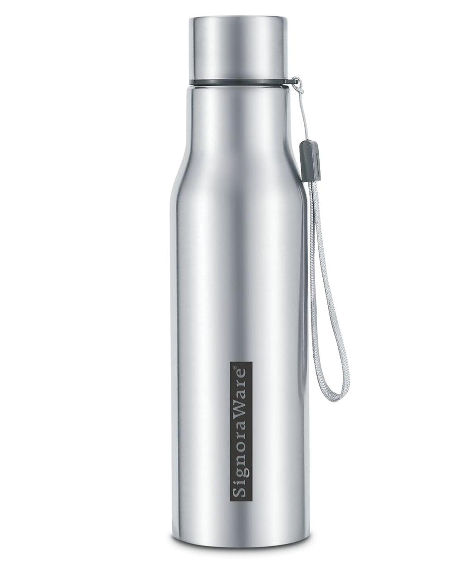 Signoraware Blaze Stainless steel Water Bottle | Reusable | Dishwasher Safe | Wide Mouth | Freezer safe | Ideal for Office Use | Great for Camping | Sports & Outdoor Activities ( 1 Ltr | Steel )-image-9