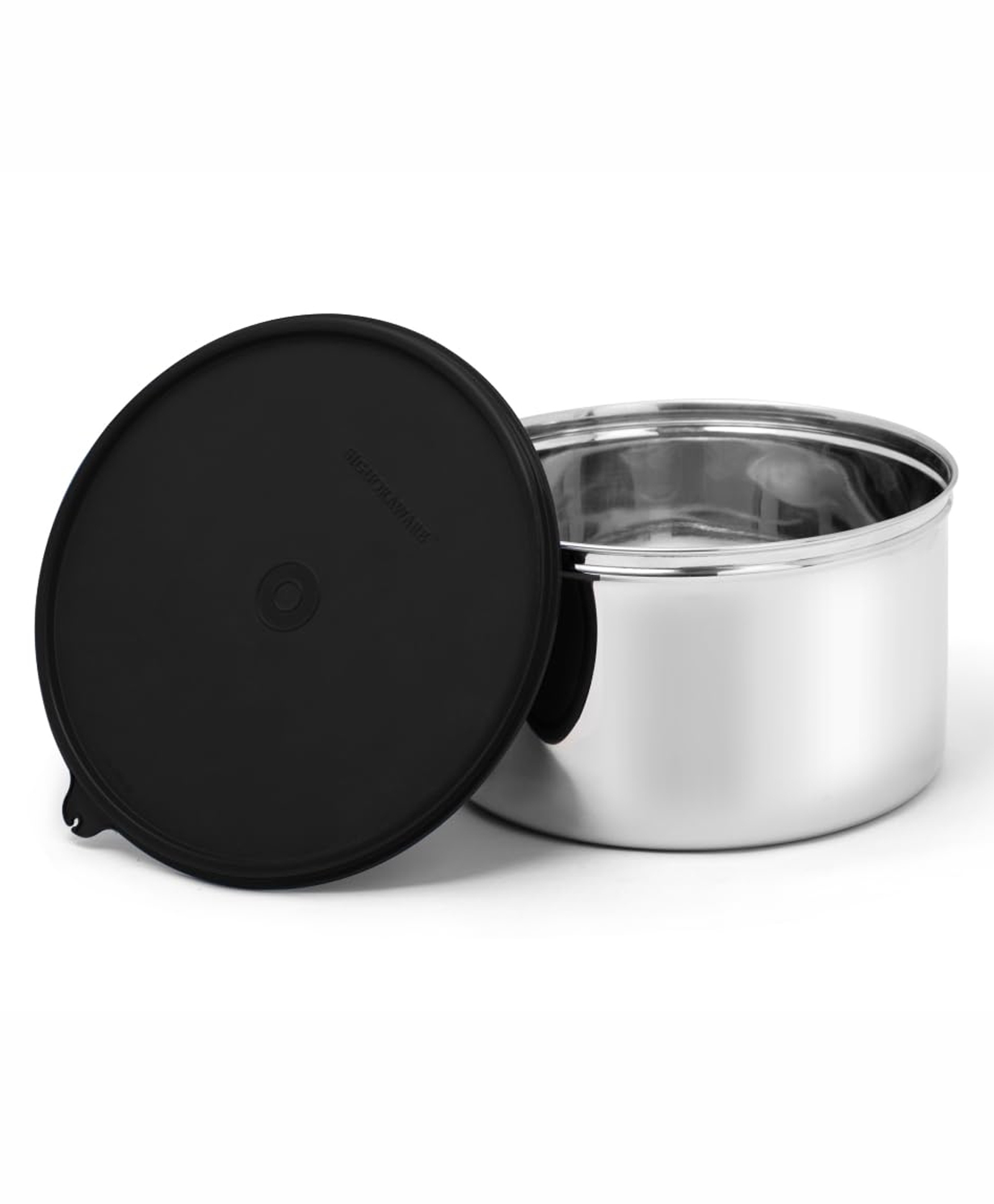 Signoraware 3000ml Large Jumbo Stainless Steel Container Box with Lid / Bpa Free Food Grade / Spill Leak Break Free / Anti Rust / Big Kitchen Storage Organizer Containers (3 Liters / Black )-picture-12