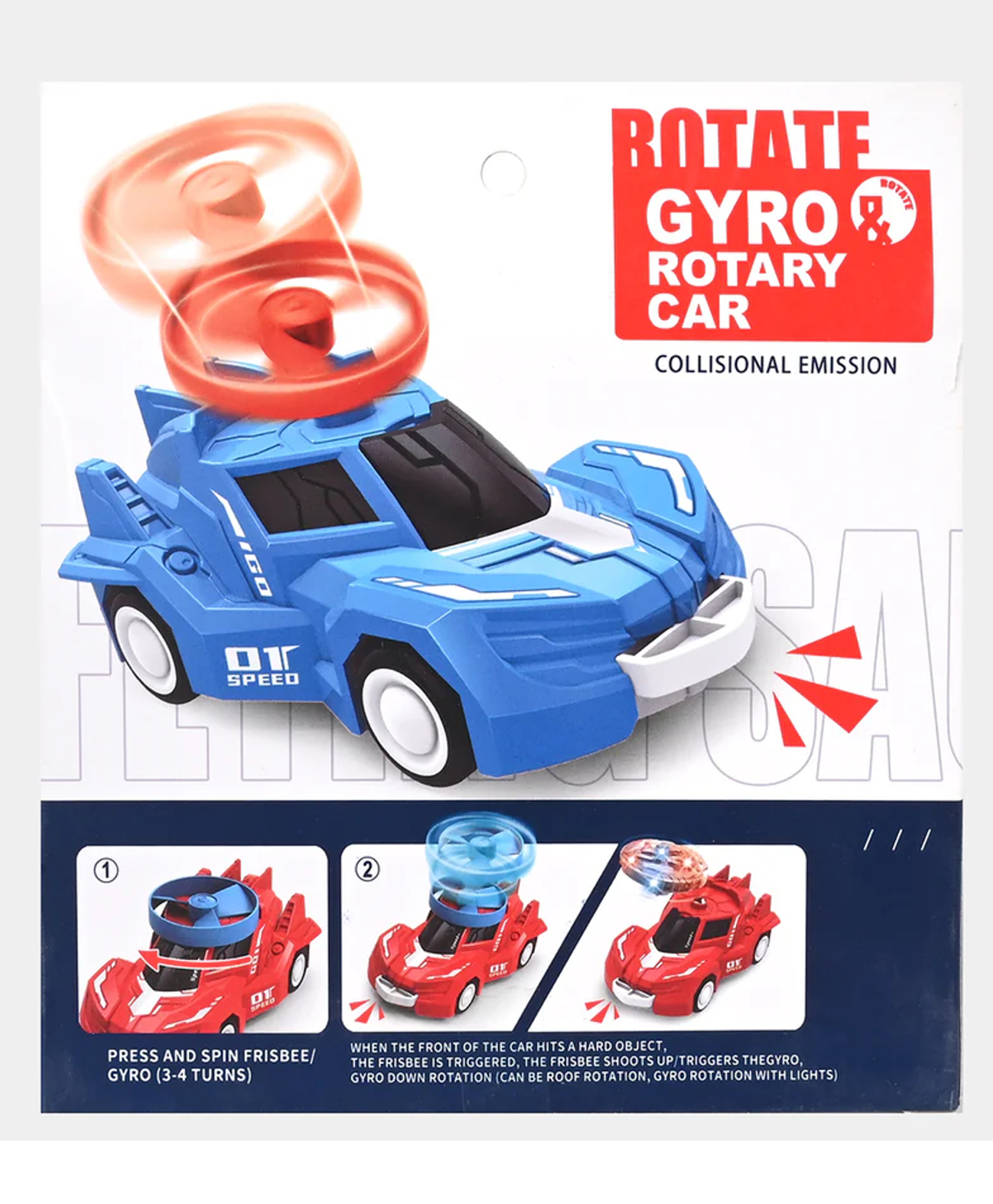 Lumo Brilliant Toys Frisbee Gyro Rotary Car Toys For Kids, Fun Entertainment Kids Toys - (Pack of 1 - Color May Vary)-image-44