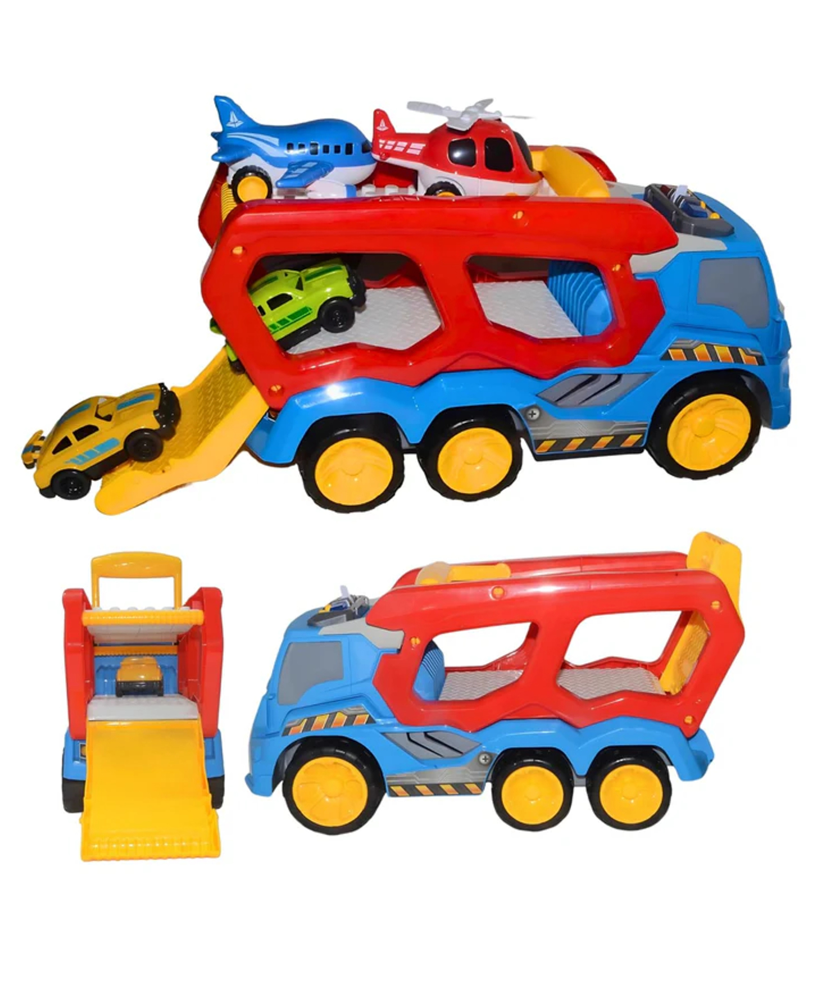 Lumo Brilliant Toys Jumbo Truck Push Free Wheel Car Transport Truck Toys For Kids, Fun Entertainment Kids Toys - (Pack of 1 - Color May Vary)-image-24
