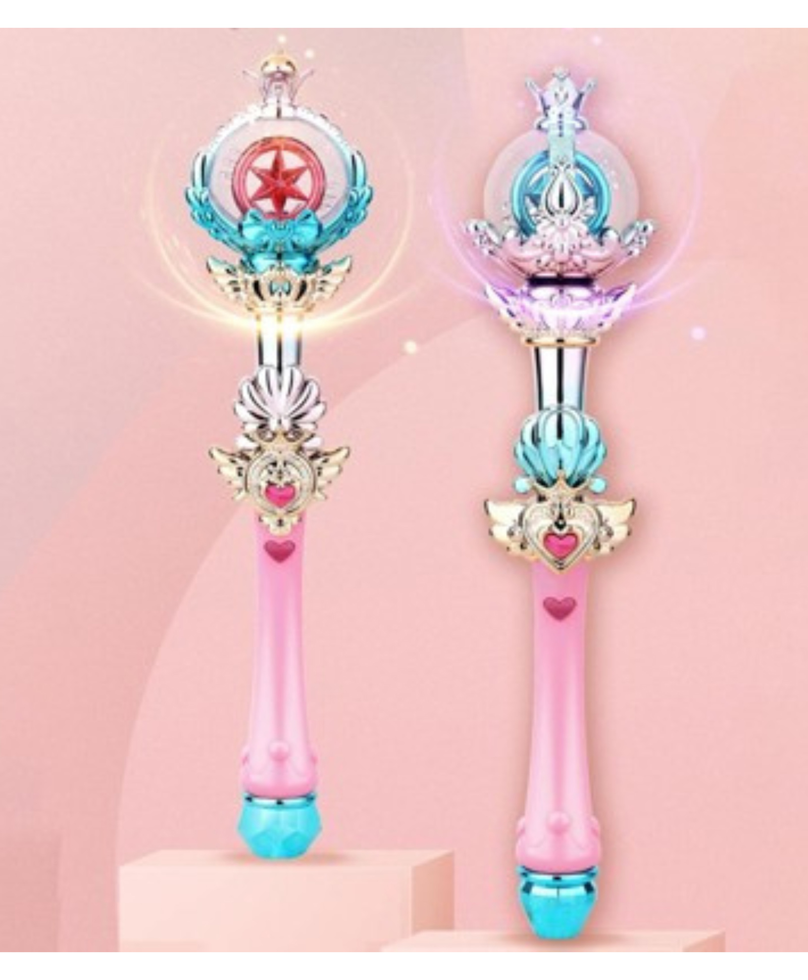 Lumo Brilliant Toys Princess Magical Wands Toys for Kids With Lights & Sound Effects Durable Role-Play Fun Entertainment Kids Toys - (Pack of 1 - Design And Color May Vary)-image-46