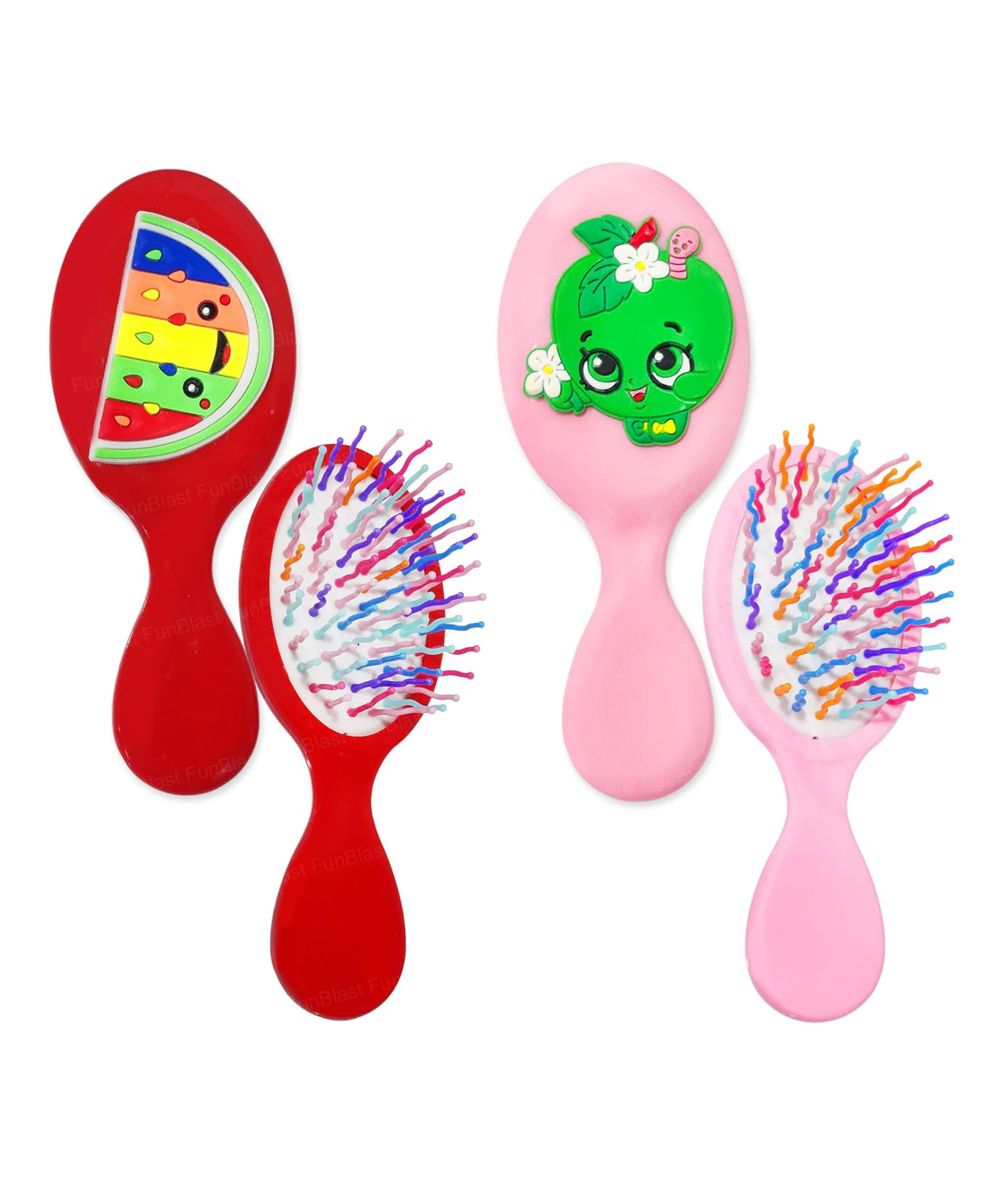 FunBlast Cartoon Design Hair Comb - Set of 2 Pcs (Random Color and Print)-image-38