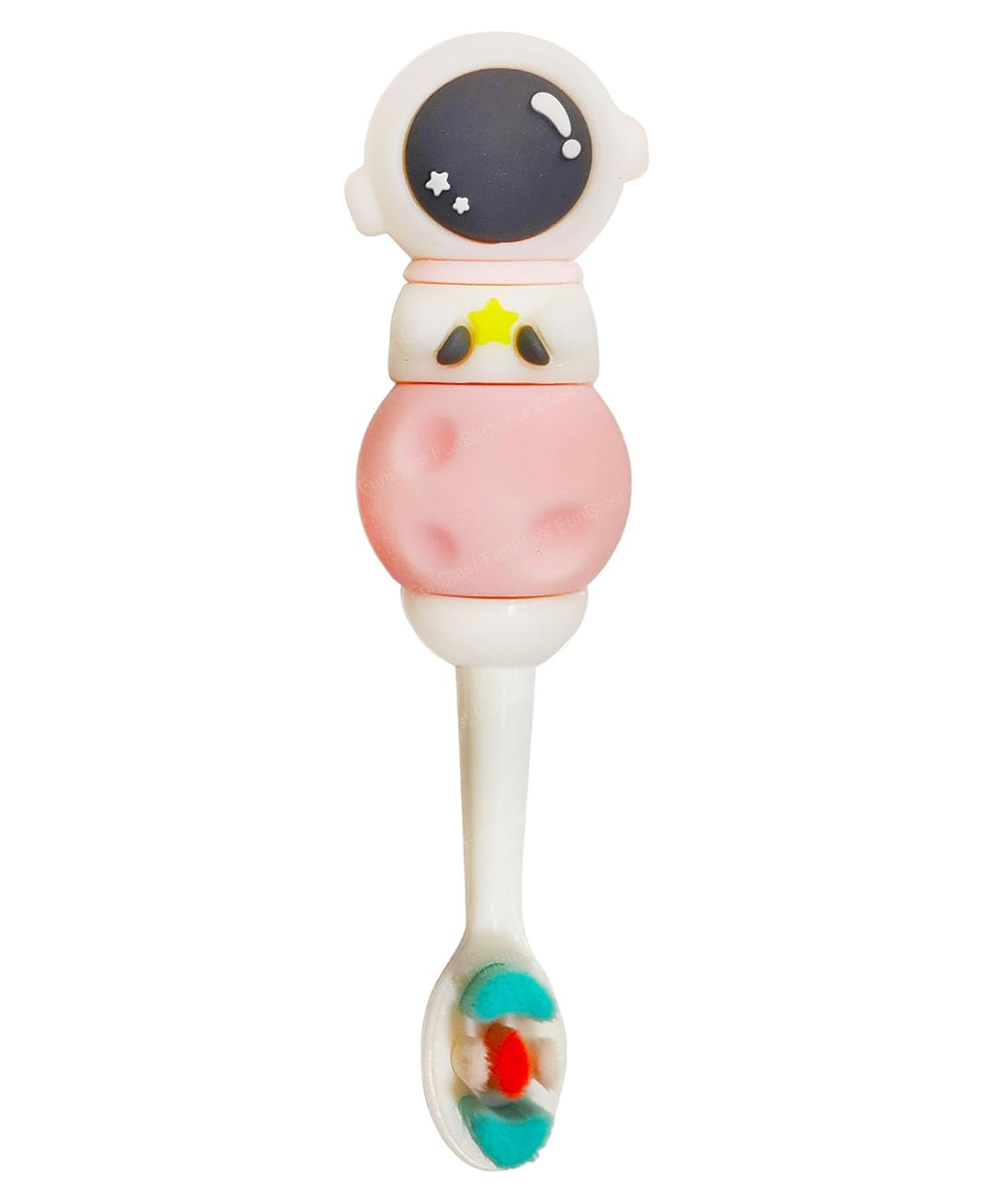 FunBlast Space Astronaut Design Toothbrush for Kids Pink-image-18