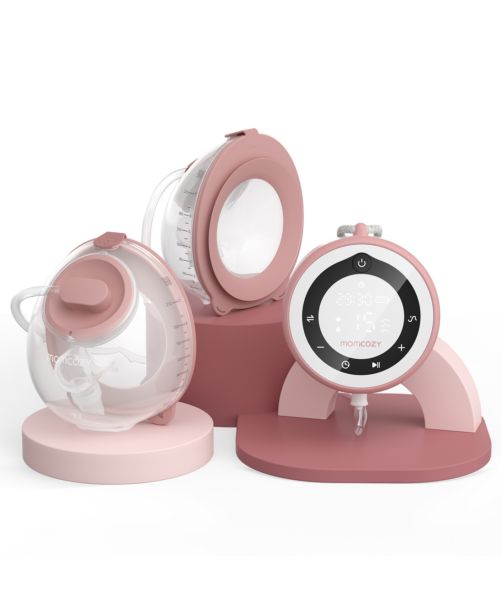 Momcozy breast pump v1 pro red