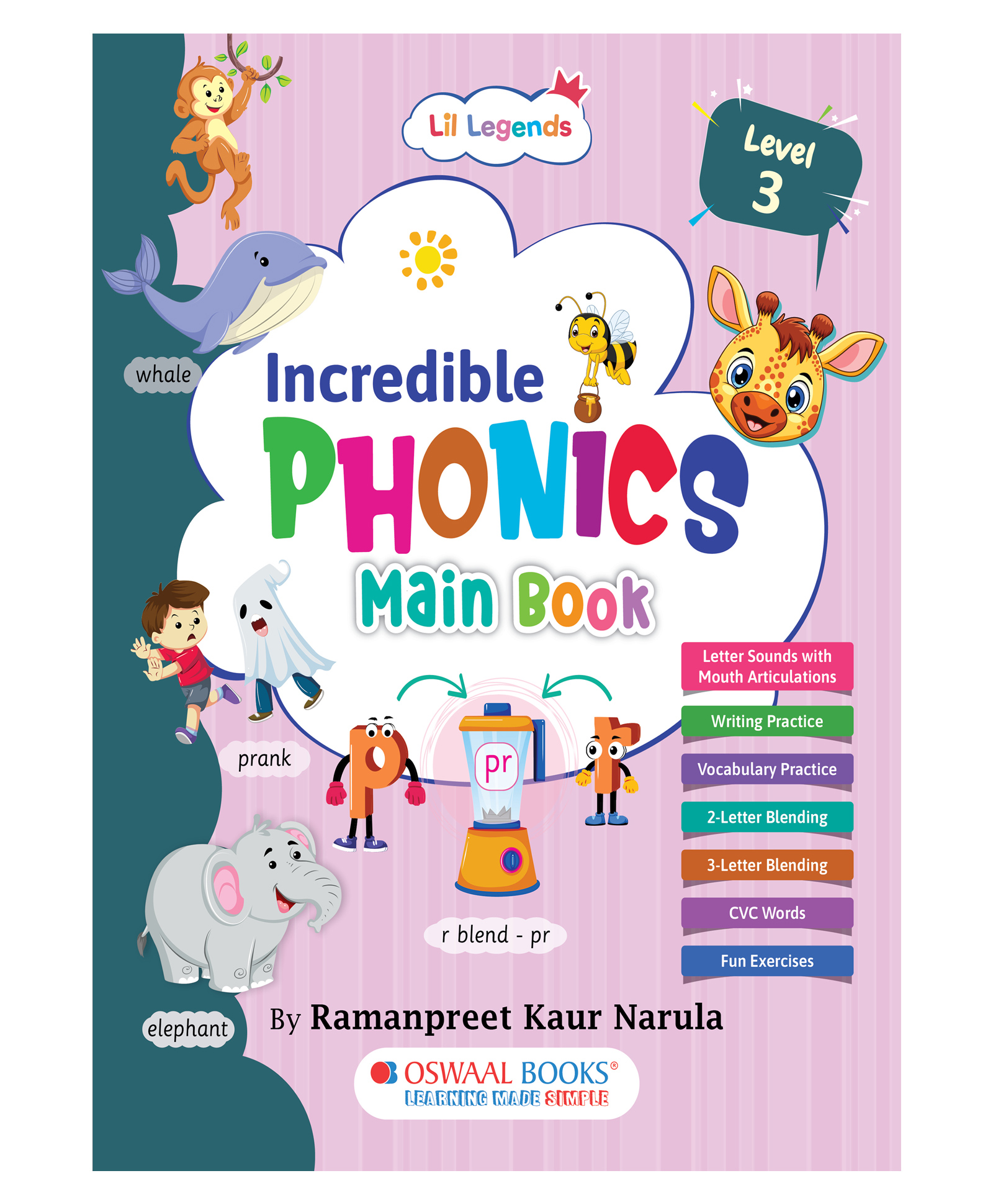 OSWAAL BOOKS Lil Legends Incredible Phonics, Main Book Level 3 - English-image-10