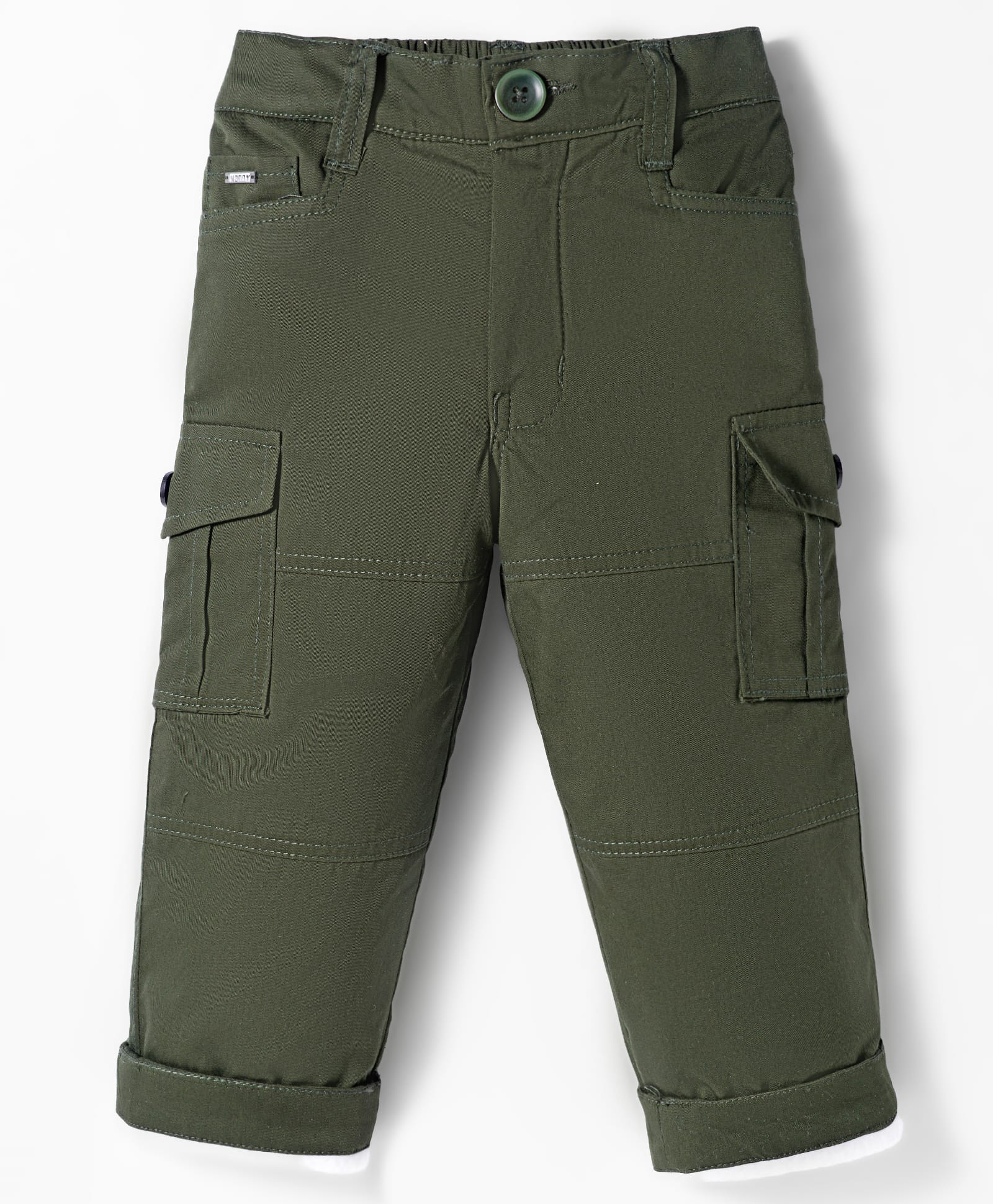 Noddy Solid Anti Pilling Trouser - Green-picture-15