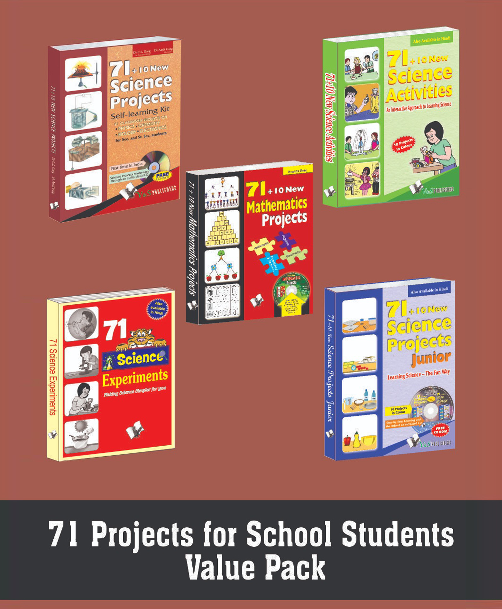 v&s publishers 71 Projects For School Students Value Pack -English-picture-36