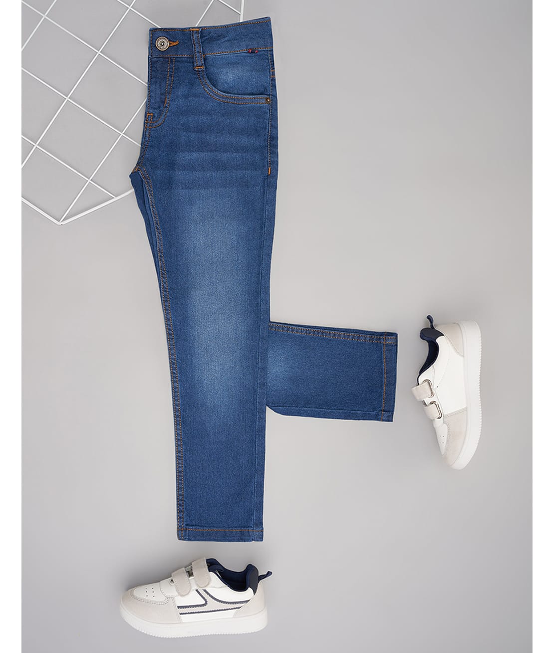 Pantaloons Junior Denim Washed Jeans - Blue-image-37