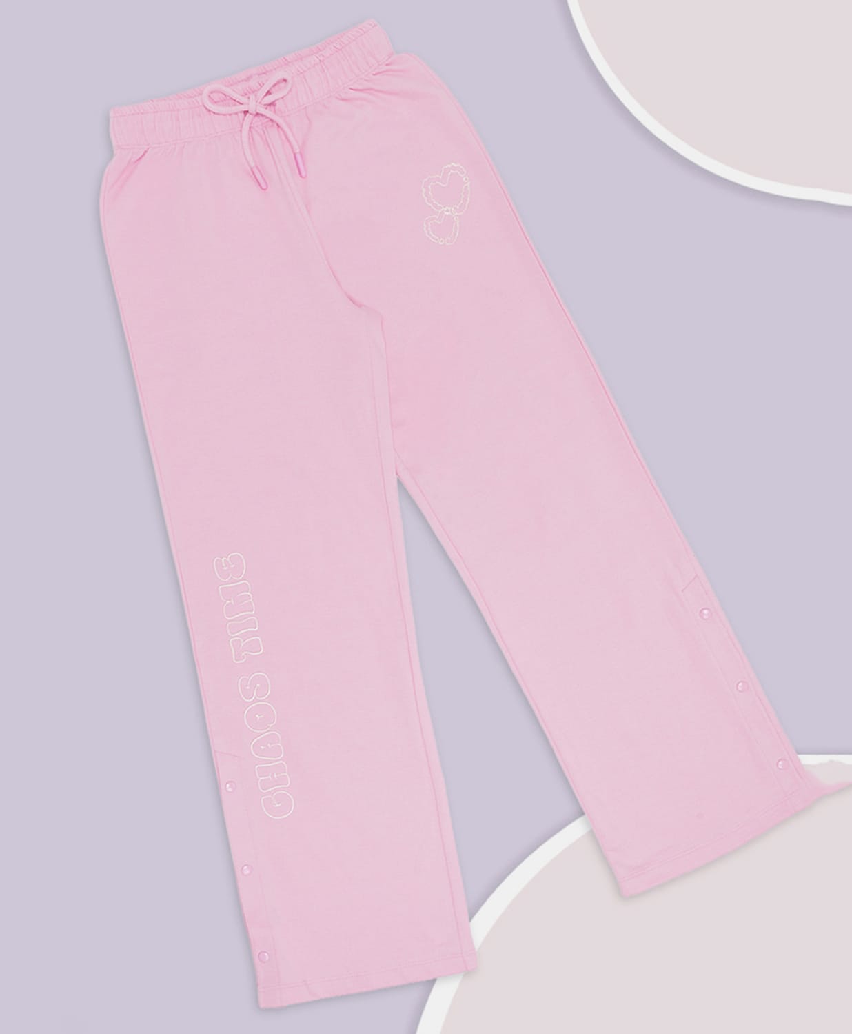 Pantaloons Junior Cotton Knit Heart Printed Pant - Pink-picture-19
