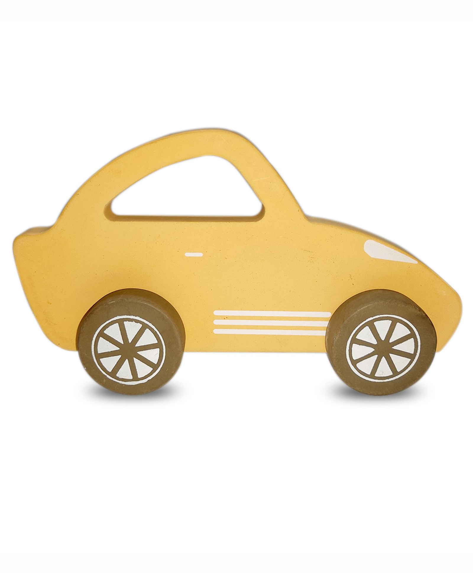 Amary Wooden Yellow Push & Pull Car Toy, Eco, Friendly & Non, Toxic, Develops Motor Skills-image-11
