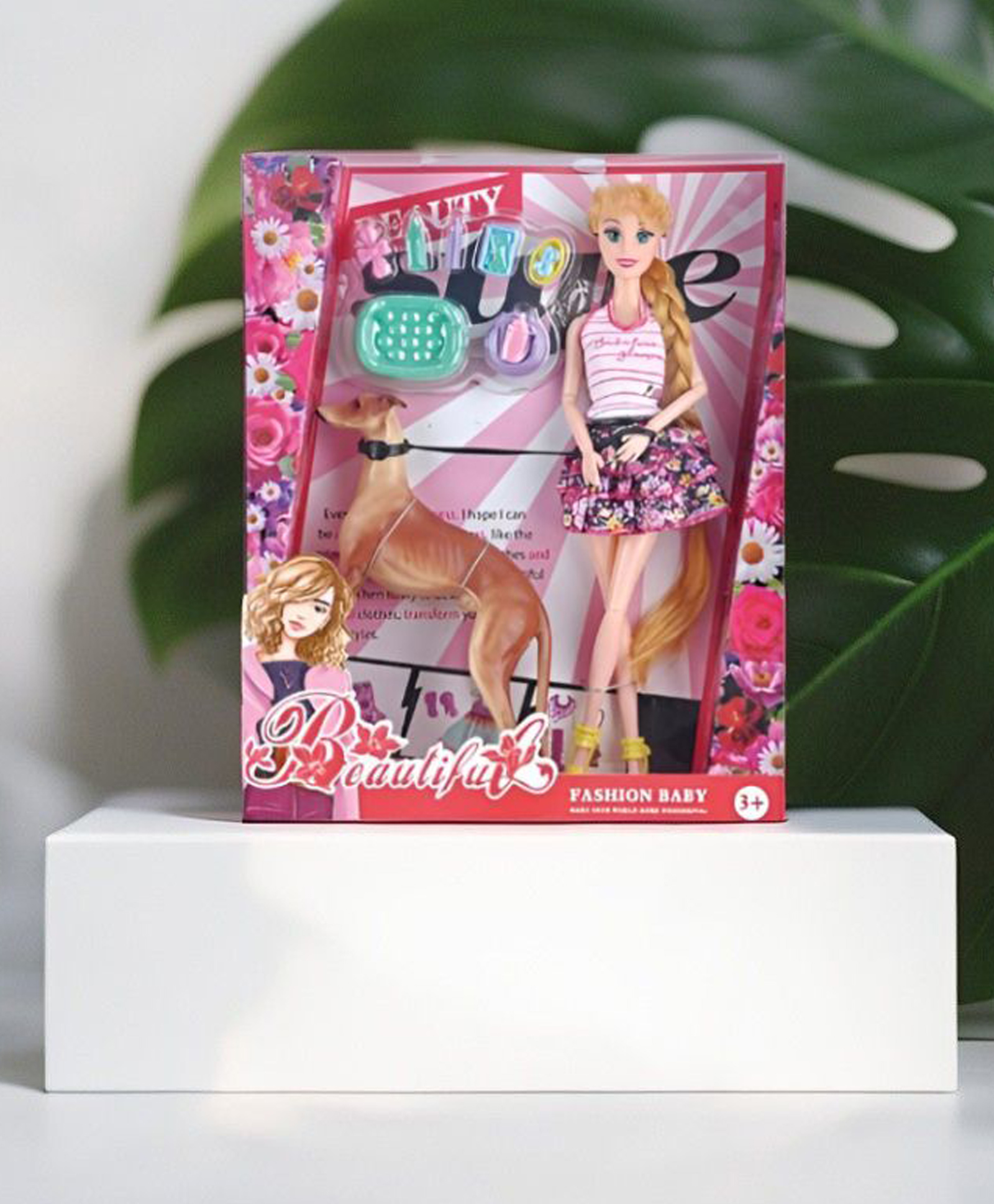 Sanjary Stylish Fashion Barbie Doll with Outfits & Accessories Cute Doll Toy for Girls color design may vary - Height 25 cm-image-2