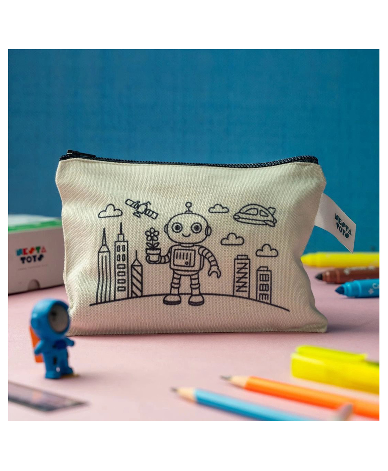 Nesta Toys DIY Coloring Cotton Pouch Robots and Future Tech-image-49
