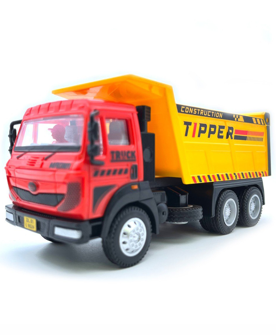 Centy Magna Tipper Pull Back Construction Toy Truck - Red-picture-25