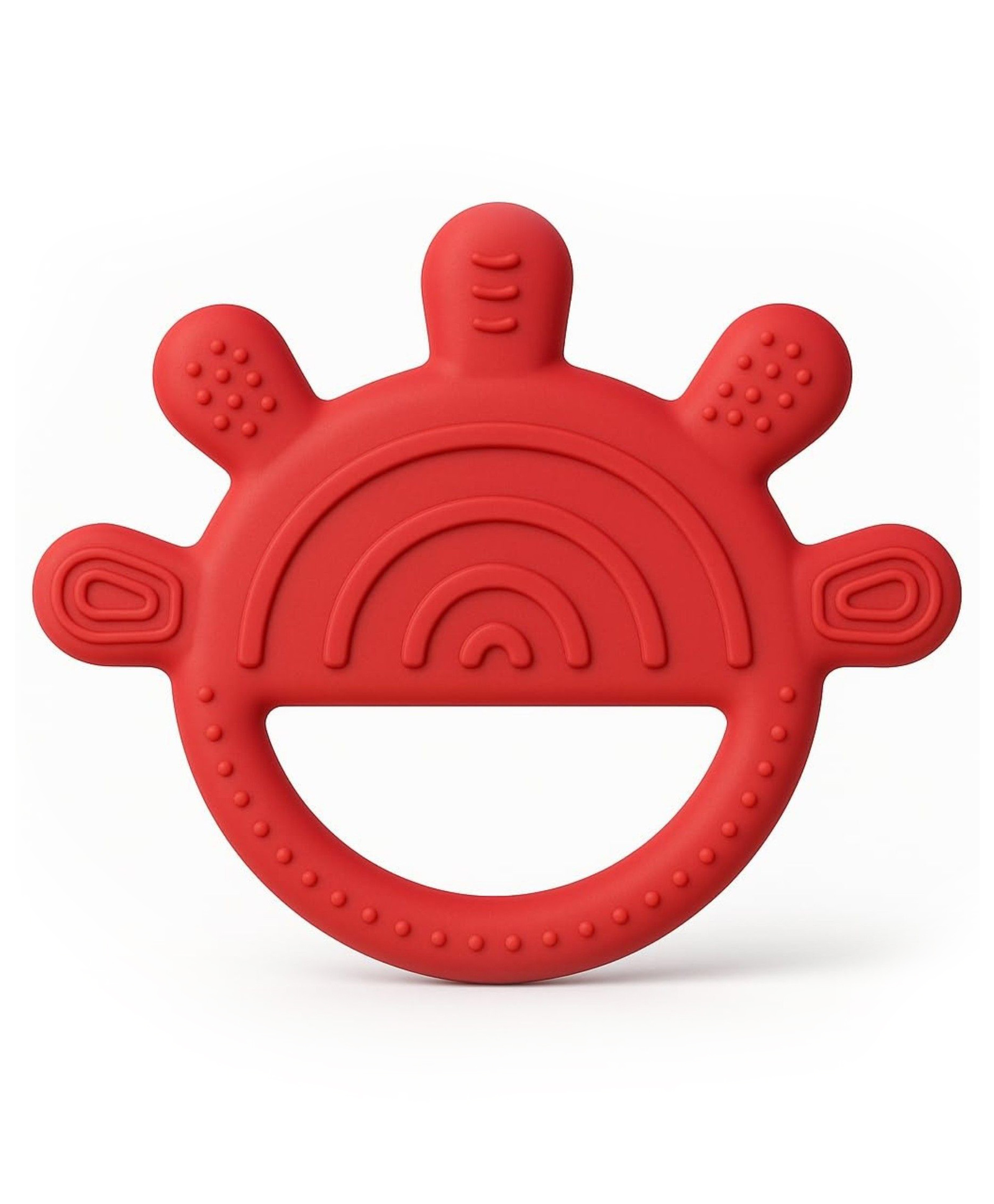 Luvlittle Silicone Star Shape Teething Soft Sensory Teether For Baby-Pink-picture-25