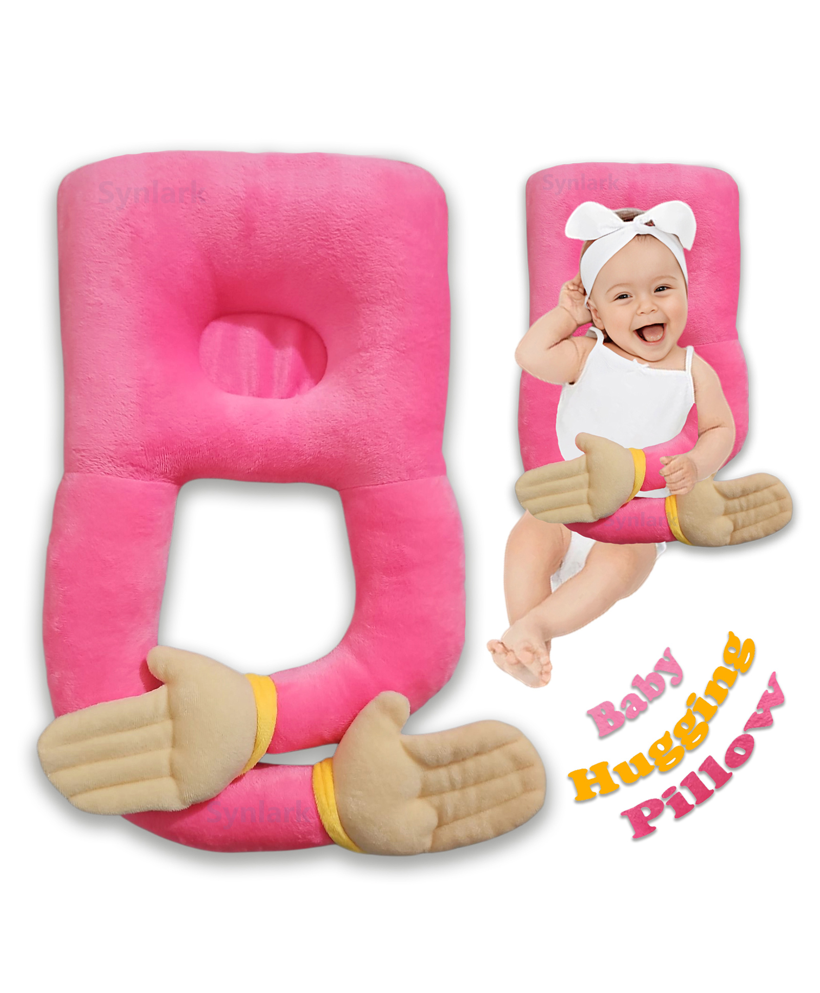 Synlark Baby Soft Hugging Neck Supporting Pillow for Head Shaping-picture-13