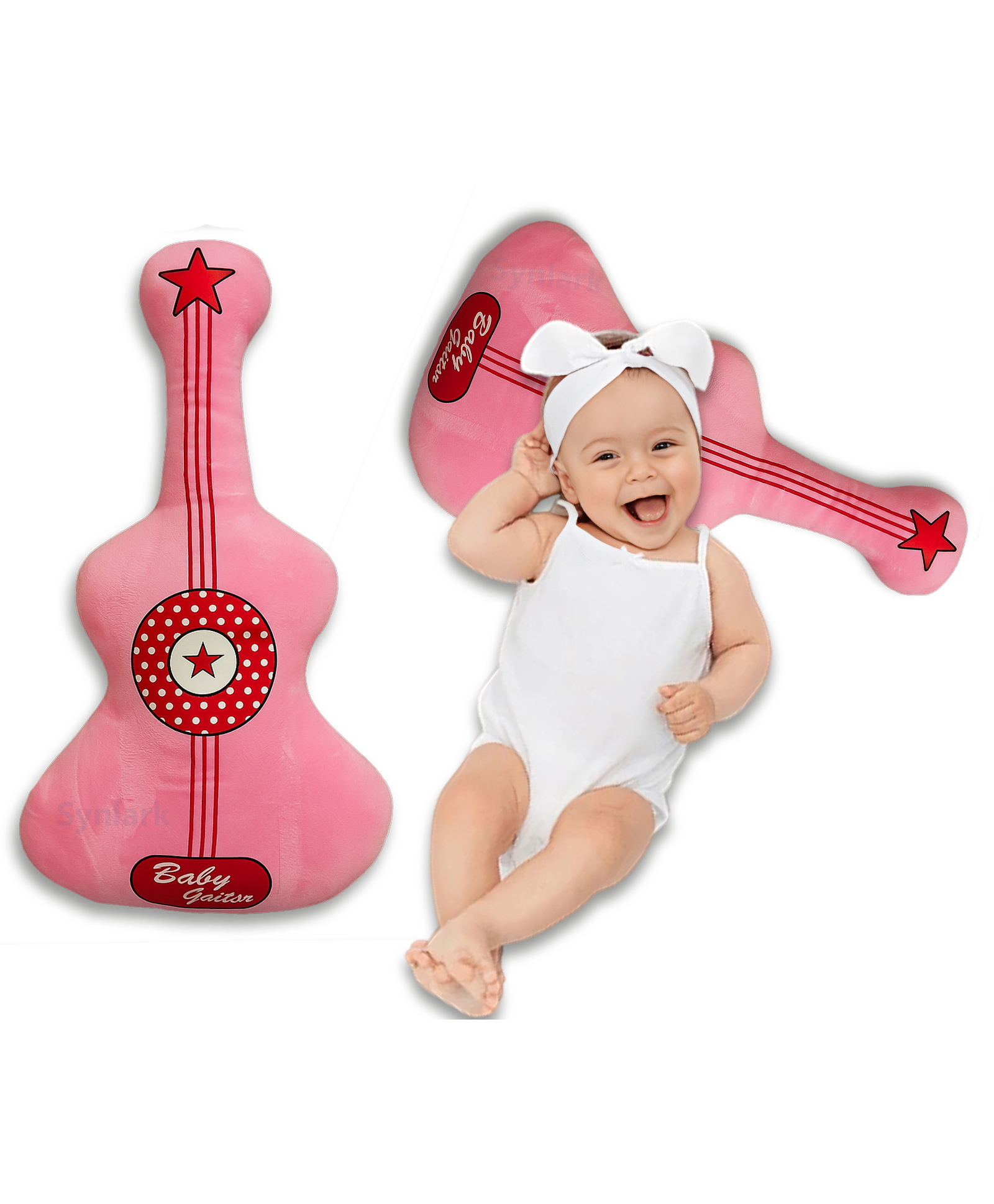 Synlark Baby Soft Guitar Plush Toy Pillow & Decorative Cushion Pillow Gift for Babies-picture-25