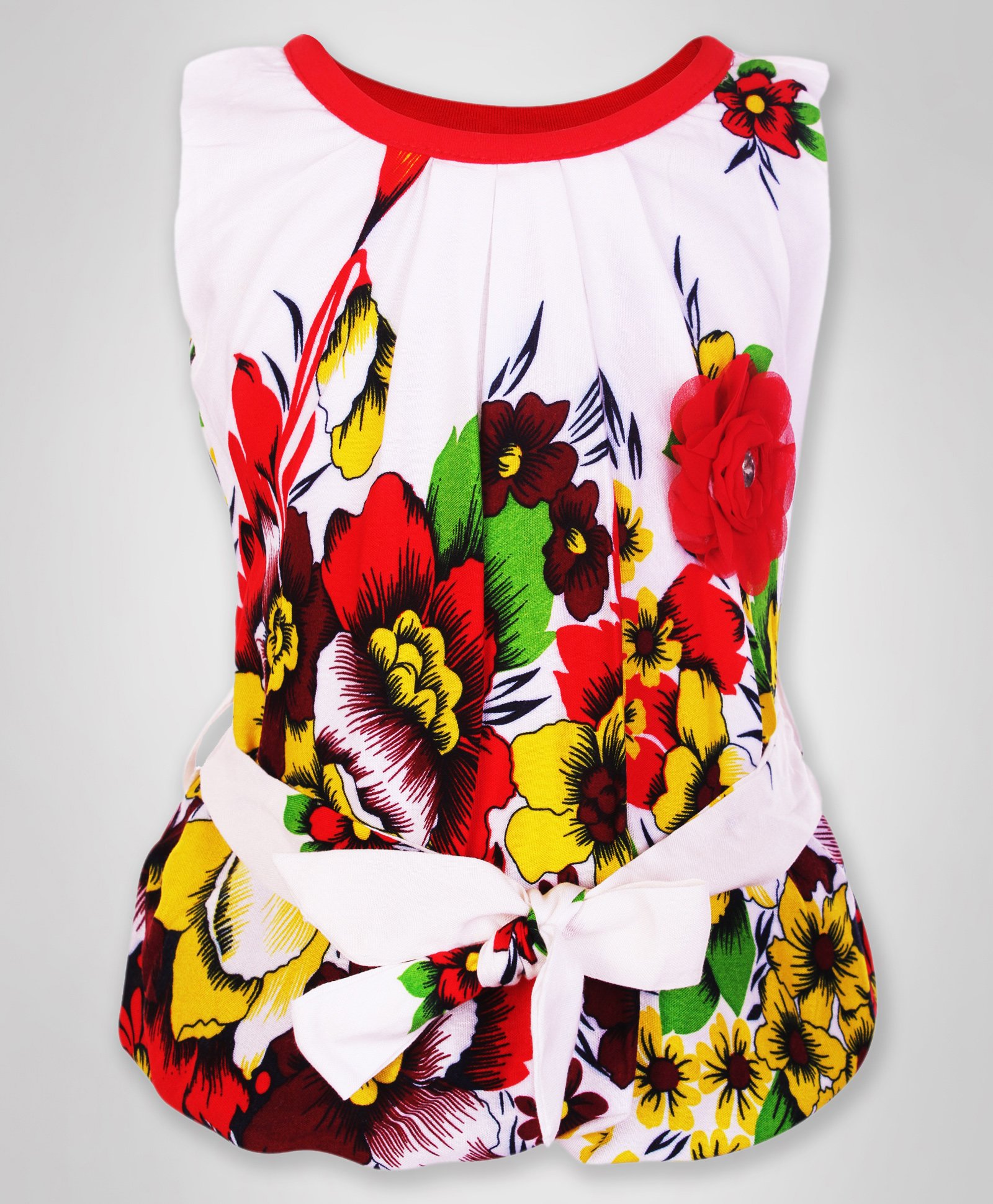 SAPS - Sleeveless Top With Floral Applique-picture-23
