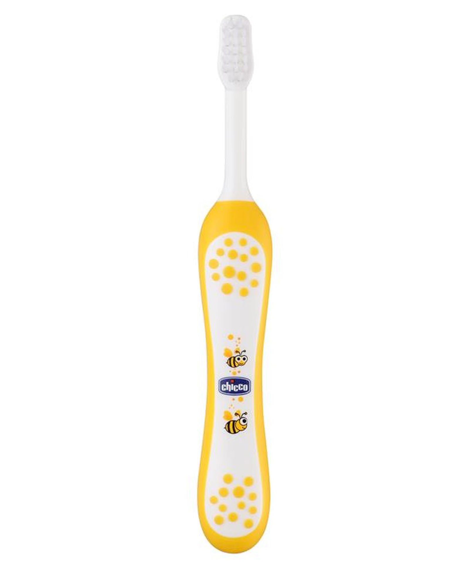 Chicco Baby Toothbrush With Panda Print - Yellow-picture-26