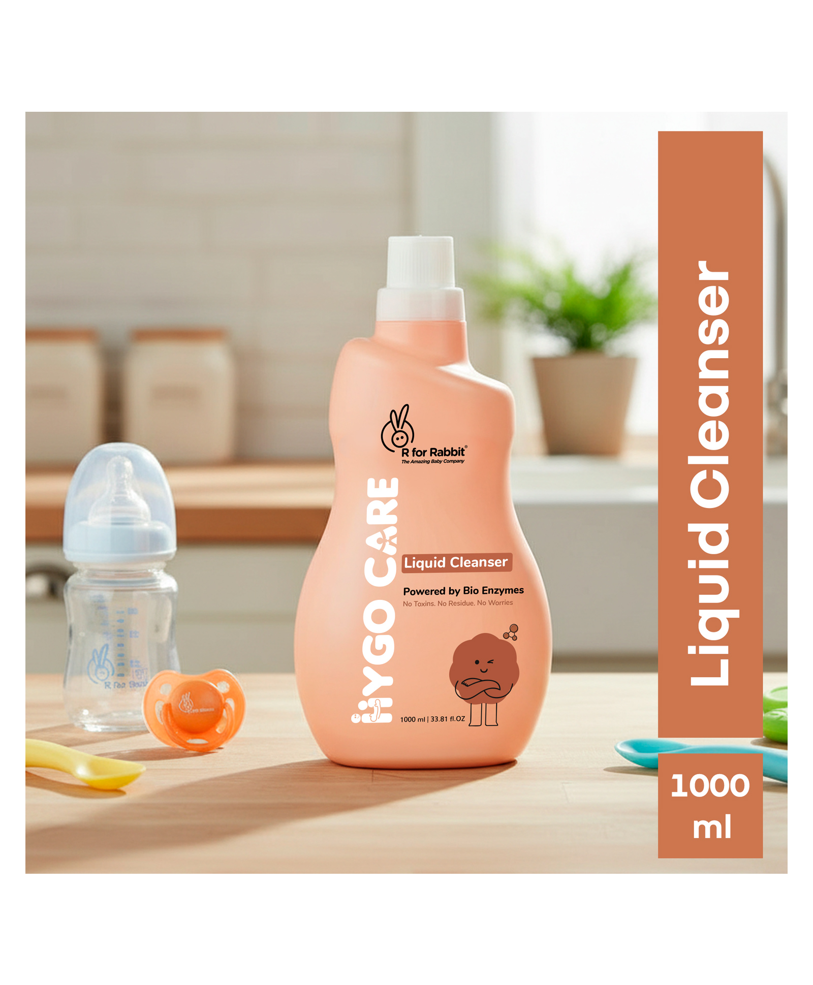 R for Rabbit 0 White R for Rabbit Hygocare Baby Liquid Cleanser Anti-Bacterial Residue-Free Eco-Friendly Bio-Enzymes Supports Healthy Sensory Exploration Cleanser for Bottles, Nipples & Toys - 1000 ml-picture-17