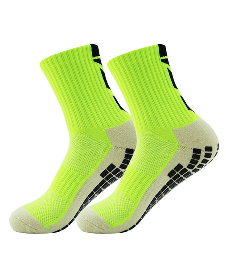 Neska Moda Cotton Elastane Colour Blocked Geometric Designed Ankle Socks - Green-image-17
