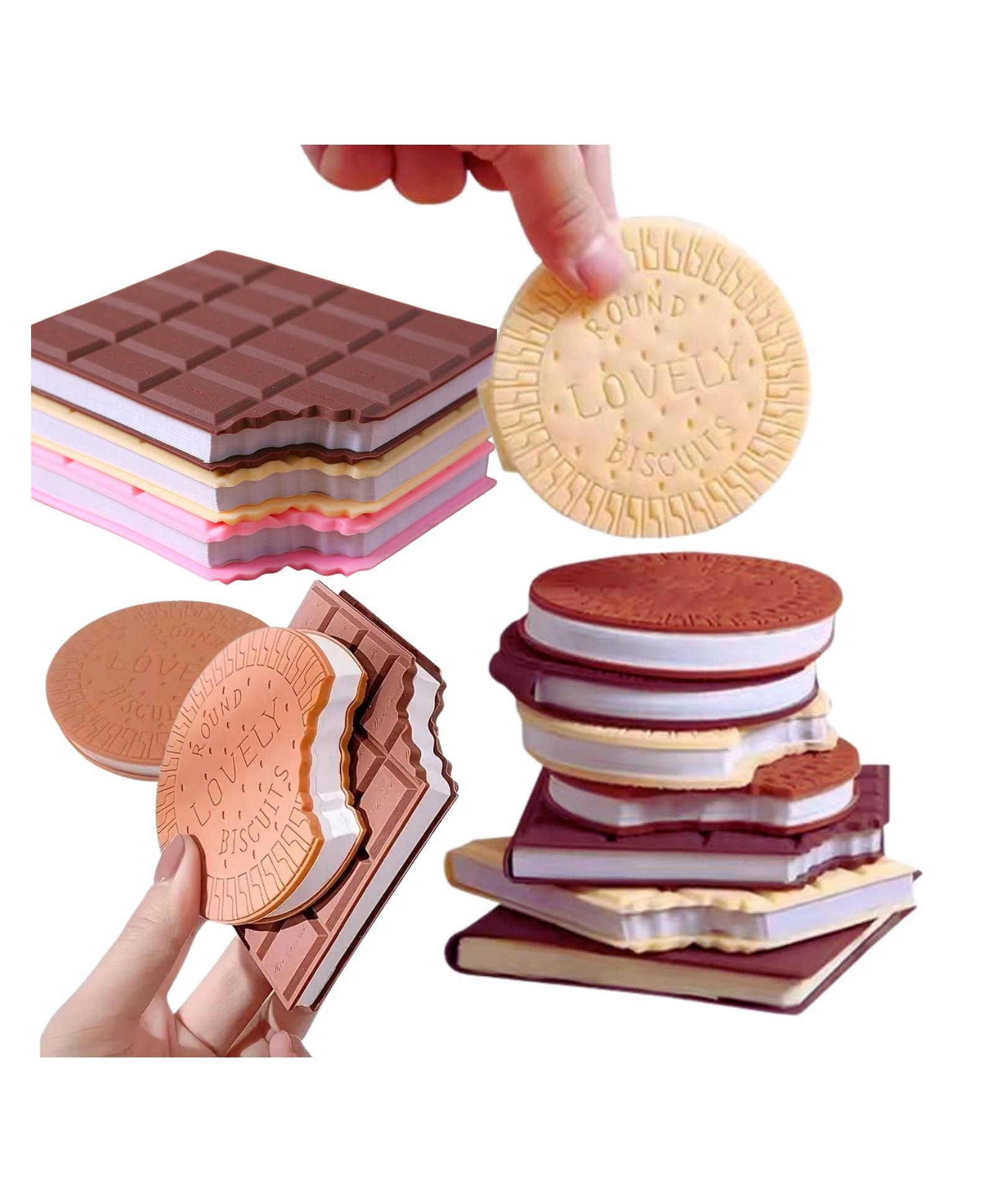 IncyWincy Chocolate Scented Mini Diary for Kids (Pack of 2) Cute Pocket Memo Notebook & Journal Return Gift (10cm x 9cm)-image-2
