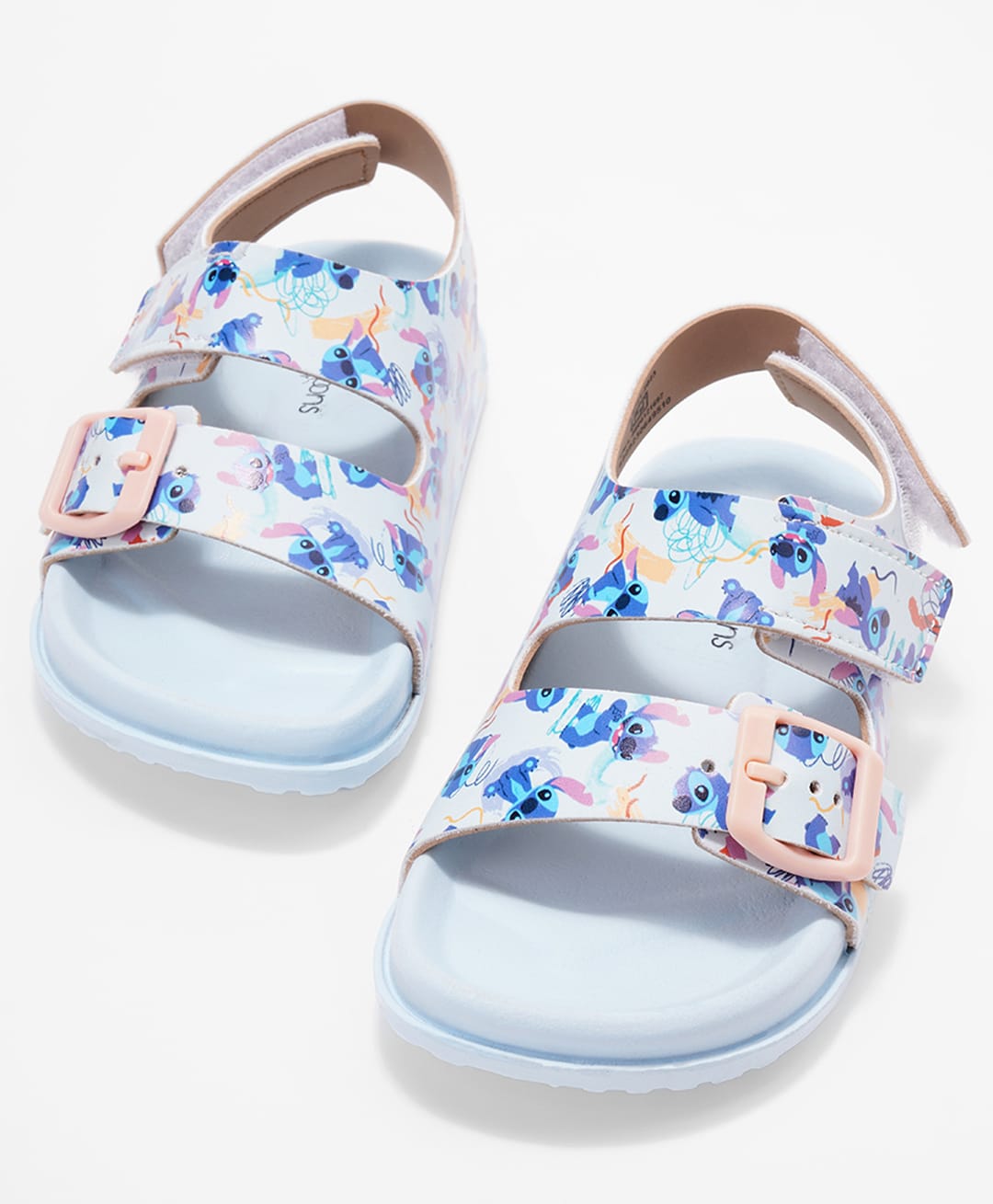 Pantaloons Junior Lilo & Stitch Featuring Character Printed Velcro Closure Sandals - Blue-image-8