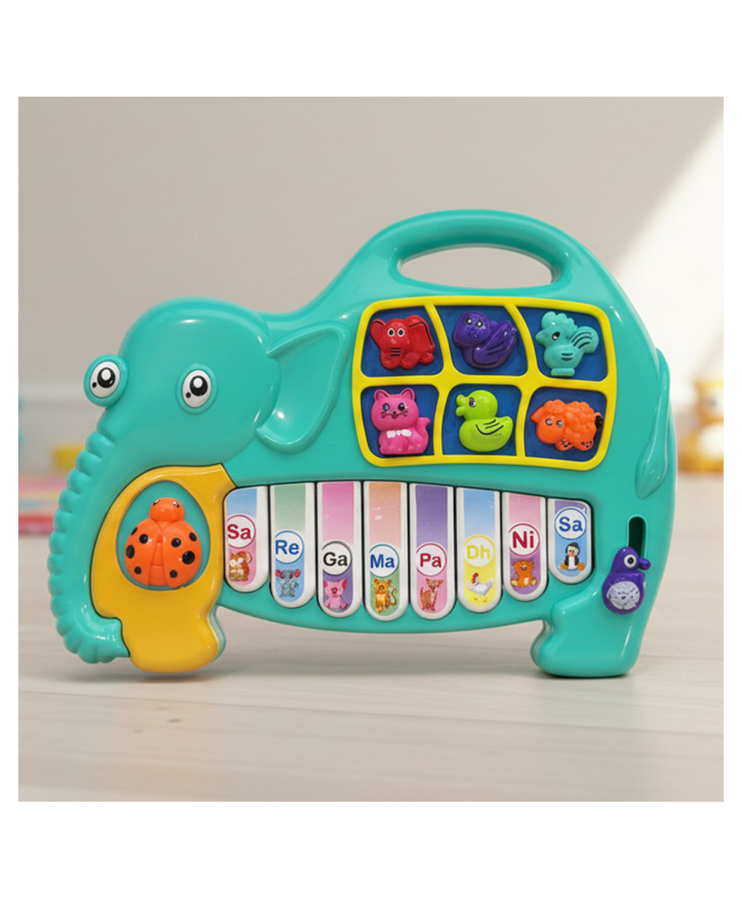 StarAndDaisy Multi-Function Portable Electronic Piano Musical Toy for Babies and Kids (Elephant)-picture-24
