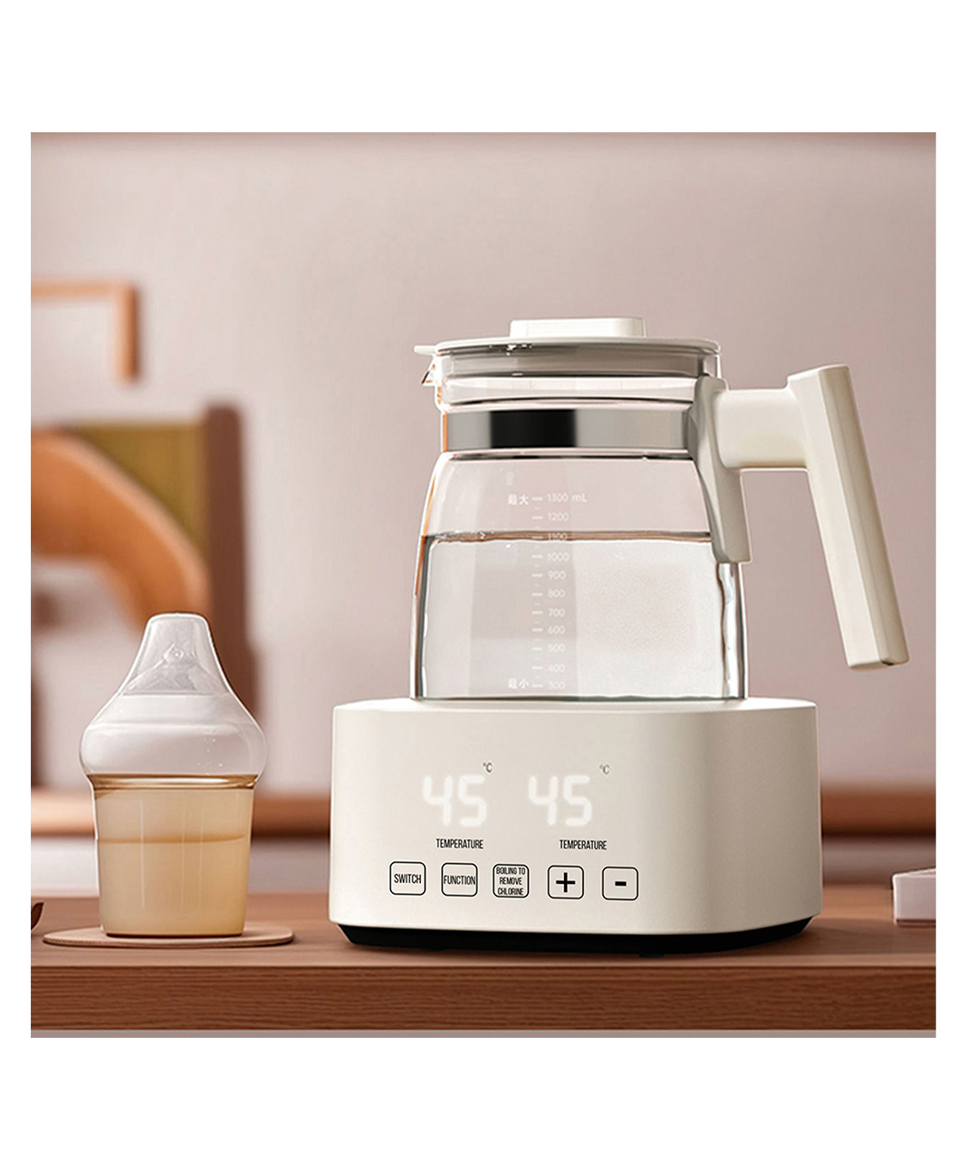 StarAndDaisy Smart Baby Formula Kettle - Cream 1300 ml