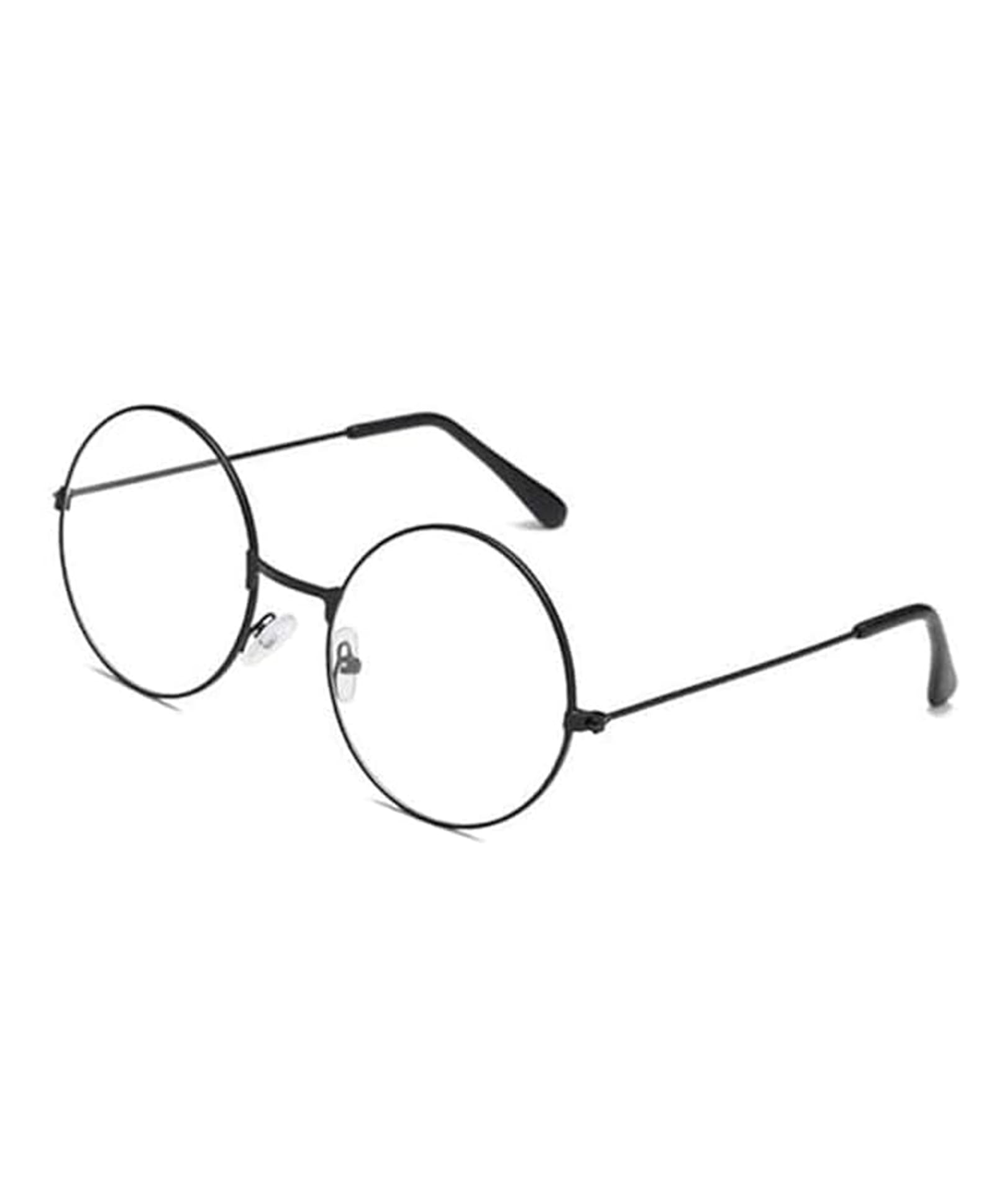 BookMyCostume Plastic & Glass Spectacles - Black-image-16