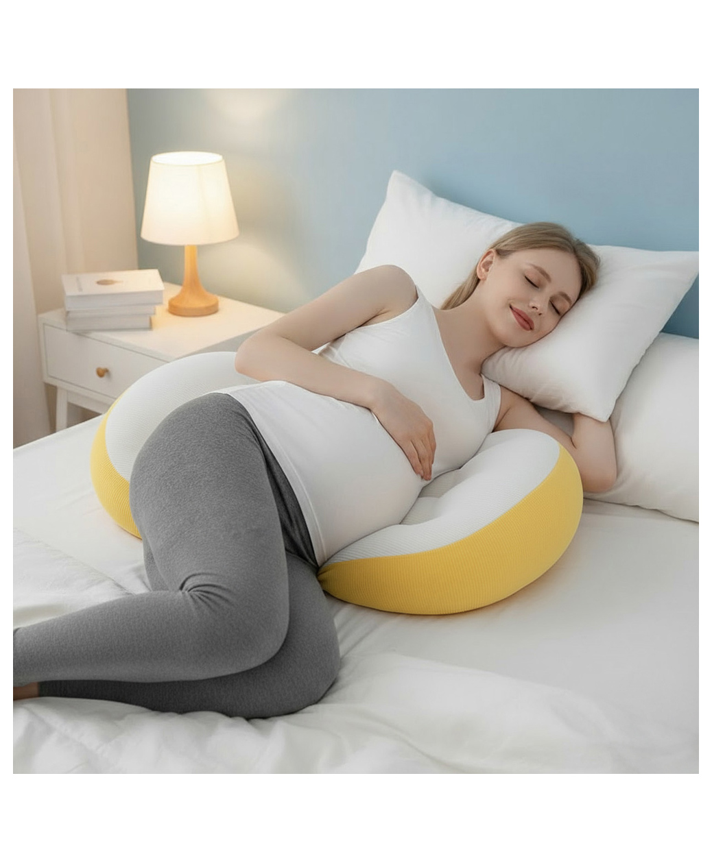 StarAndDaisy Maternity Pillow C-Shape - Yellow-picture-11