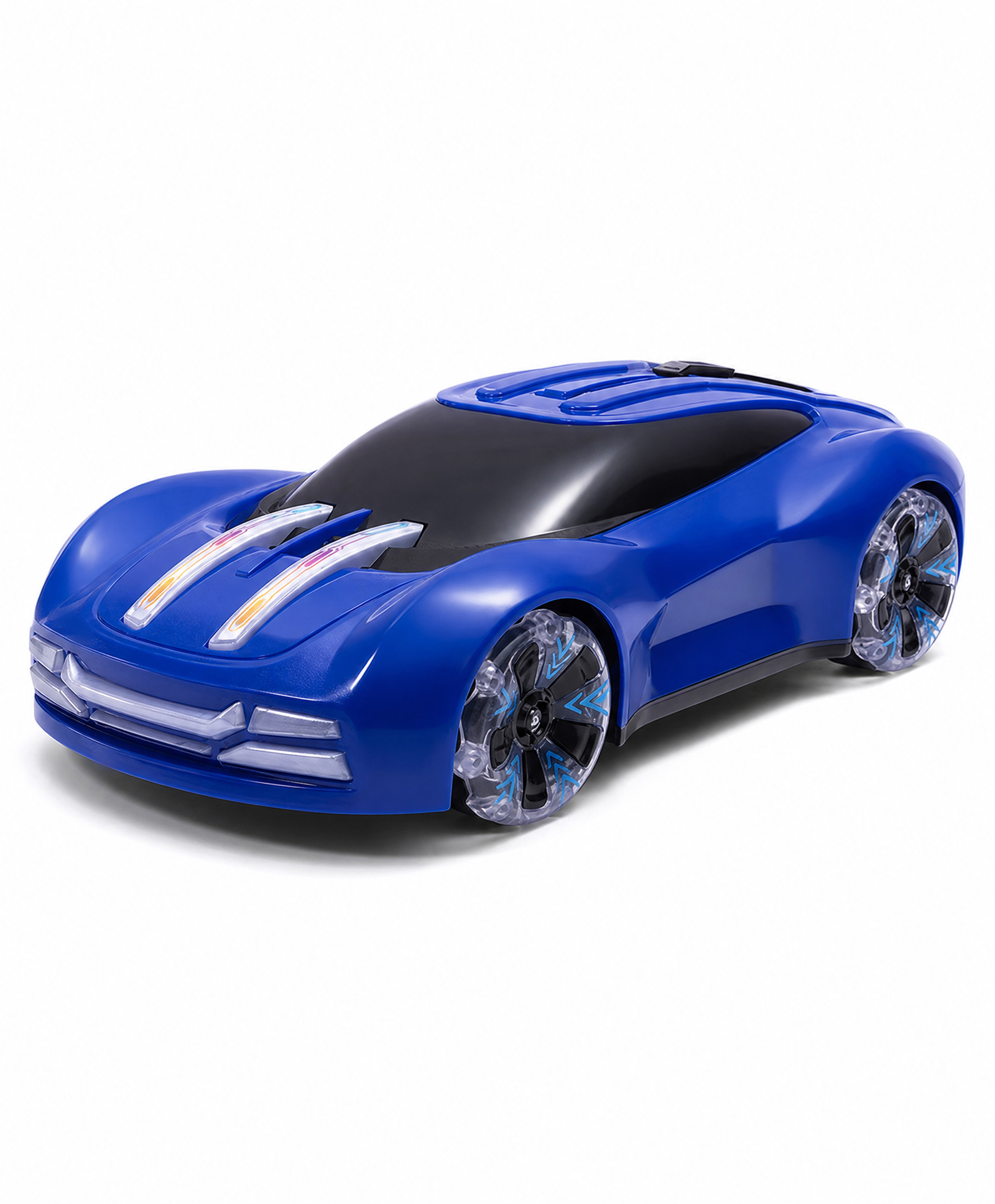 RC Drift Sports Car with Spray Mist & LED Lights - Blue| Wireless Remote Control| Cold Mist| Multi Direction Drift Action| Type C Charging| Gifting Option for 3+ Yrs-image-44