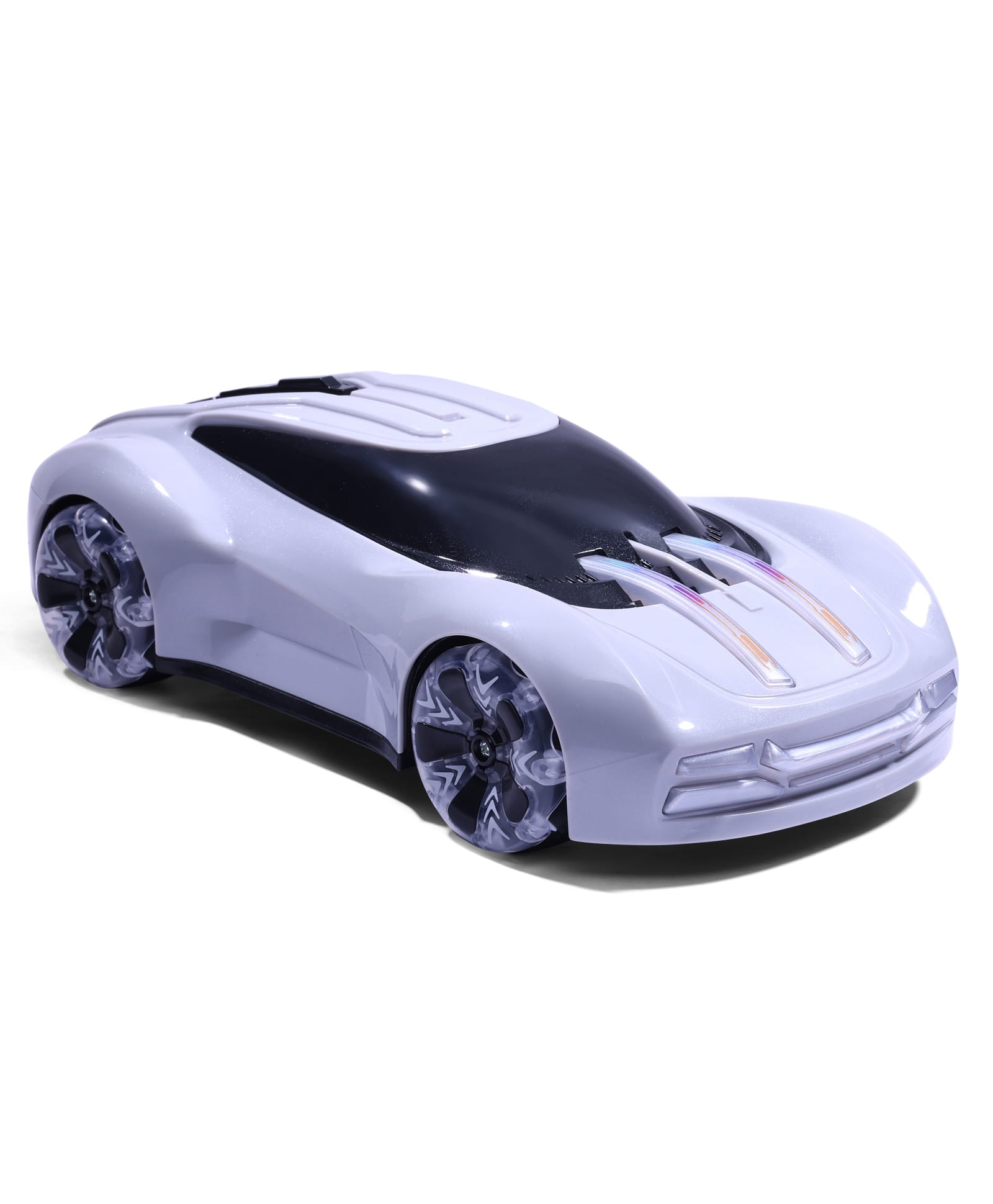 RC Drift Sports Car with Spray Mist & LED Lights - Grey| Wireless Remote Control| Cold Mist| Multi Direction Drift Action| Type C Charging| Gifting Option for 3+ Yrs